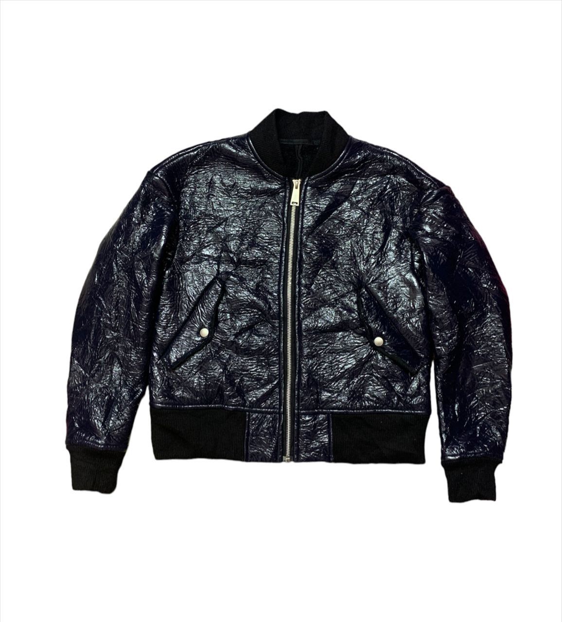 image of John Lawrence Sullivan Bomber Fleece Liner Jacket in Navy, Men's (Size Small)