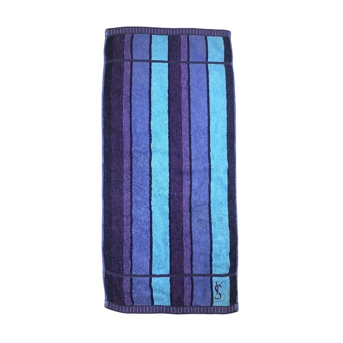 Yves Saint Laurent YSL Yves Saint Laurent Designer Stripe Small Towel Size ONE SIZE - 2 Thumbnail