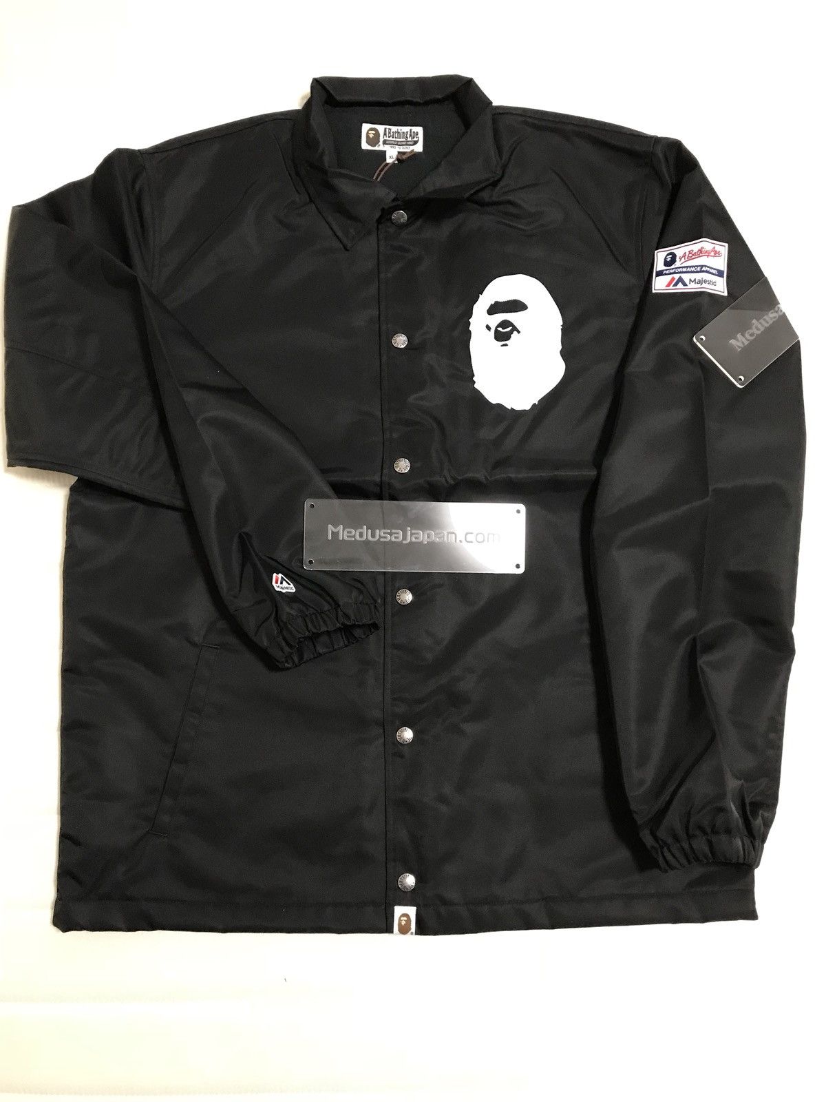 Bape New ! Bape X Majestic Coach Jacket | Grailed