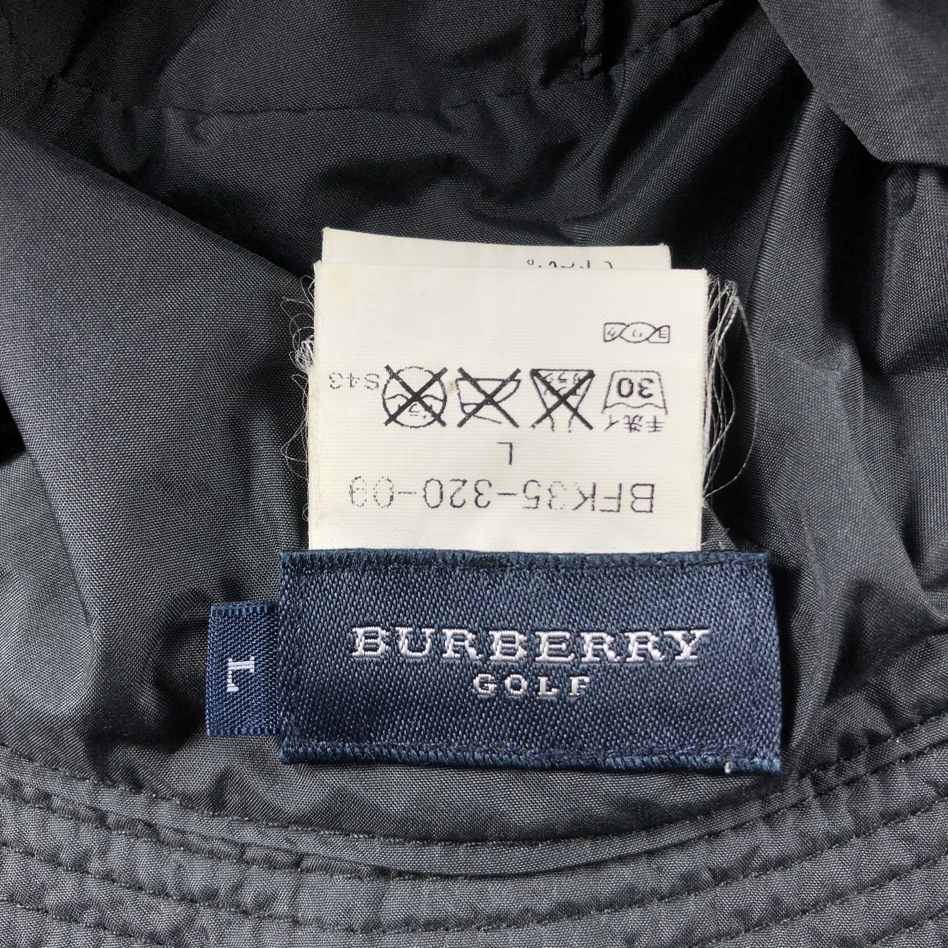 Burberry × Vintage Burberry Golf Black Bucket Hats -D683 Size ONE SIZE - 6 Thumbnail