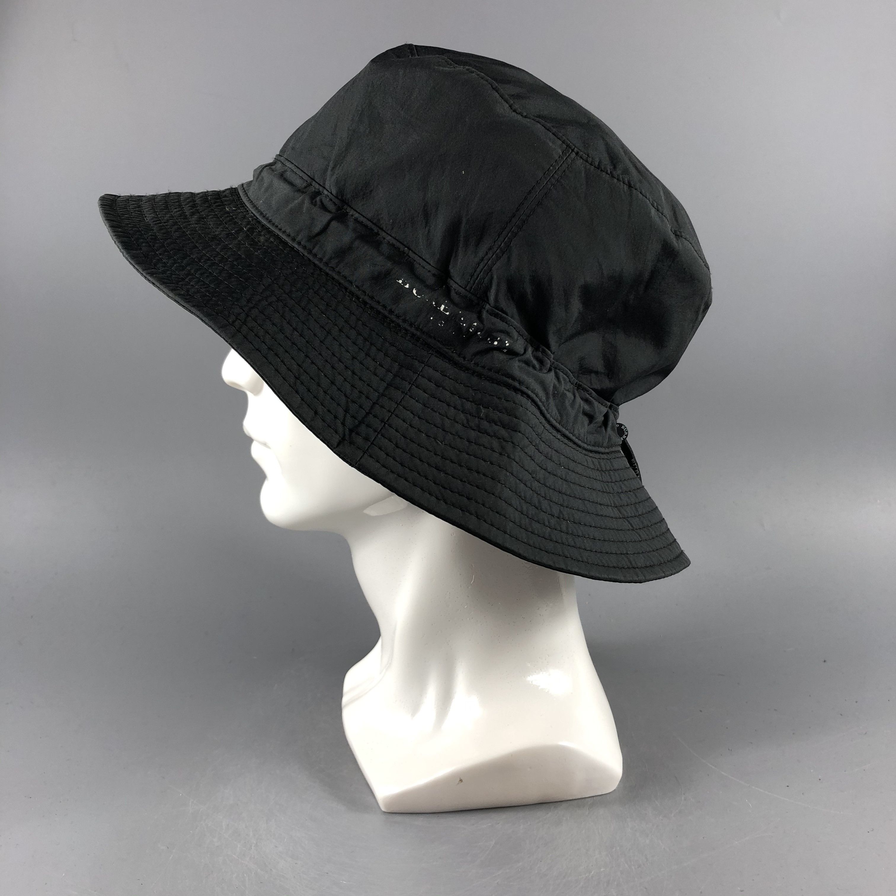 Burberry × Vintage Burberry Golf Black Bucket Hats -D683 Size ONE SIZE - 2 Thumbnail