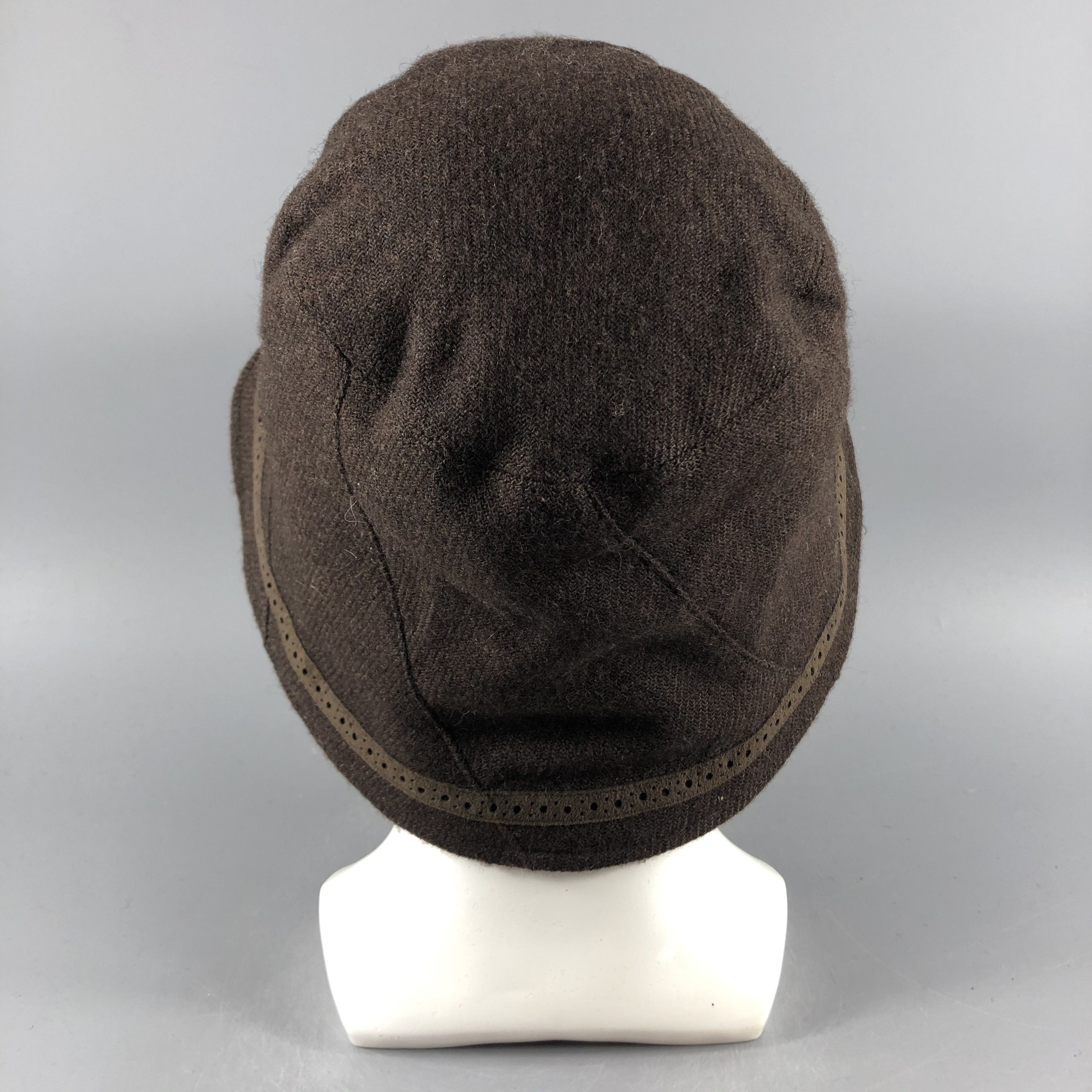 Balenciaga × Vintage Womens Balenciaga Brown Hats -D692 Size ONE SIZE - 3 Thumbnail