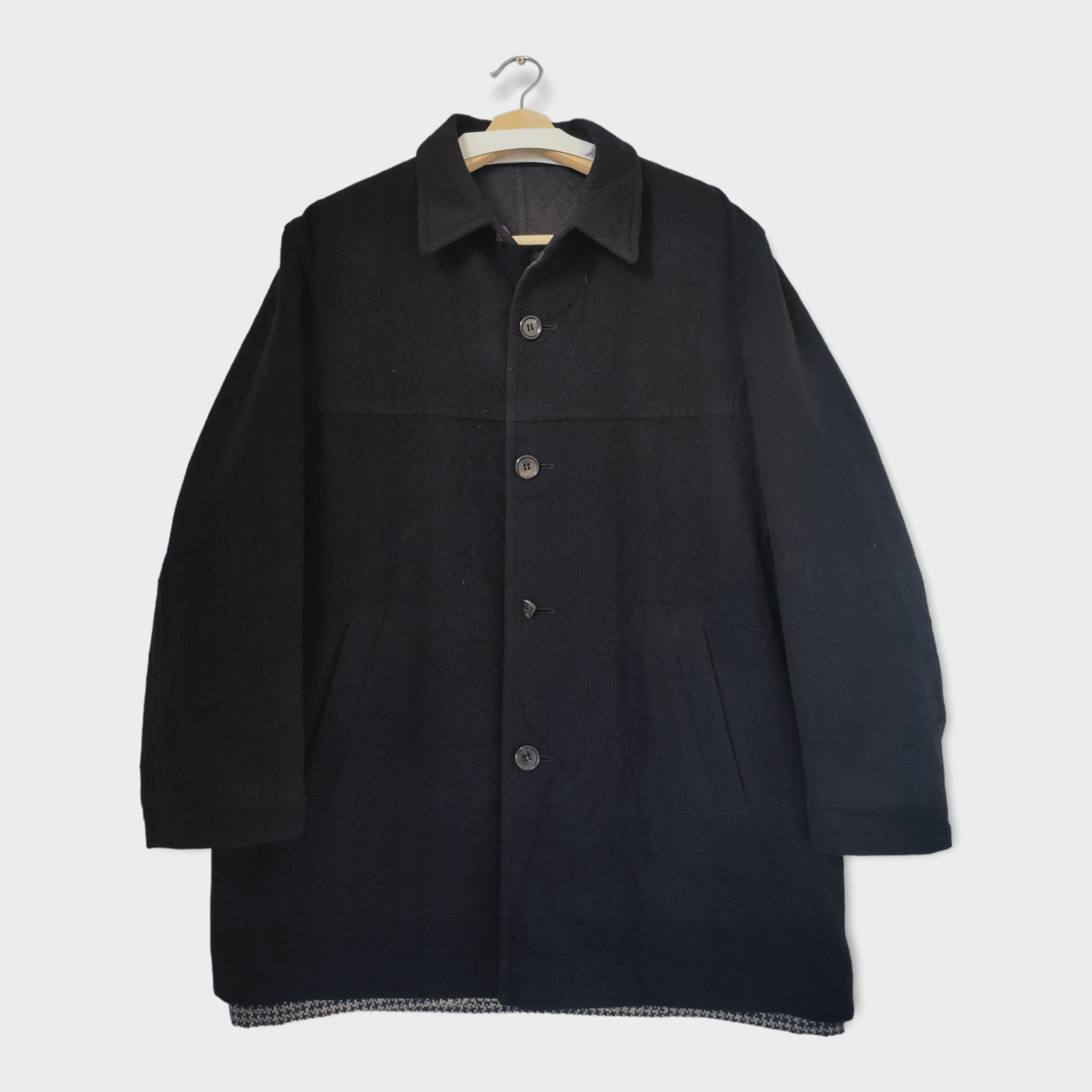 Comme des Garcons Comme des Garcons Wool Long Jacket Quilted Comme Des Japan Size US L / EU 52-54 / 3 - 1 Thumbnail