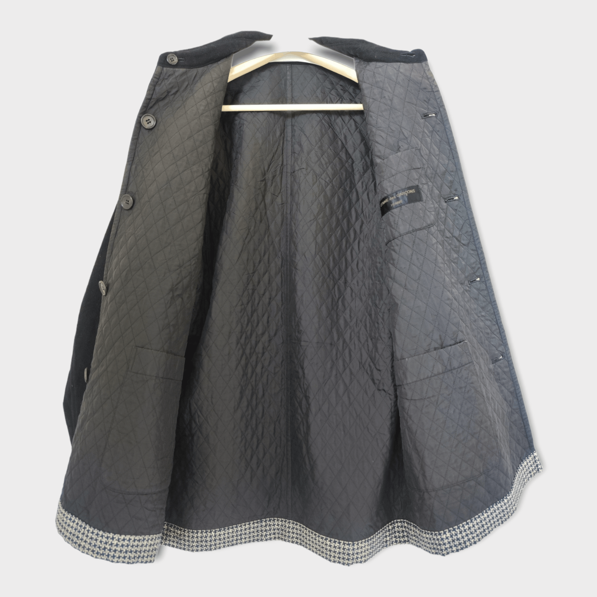 Comme des Garcons Comme des Garcons Wool Long Jacket Quilted Comme Des Japan Size US L / EU 52-54 / 3 - 3 Thumbnail