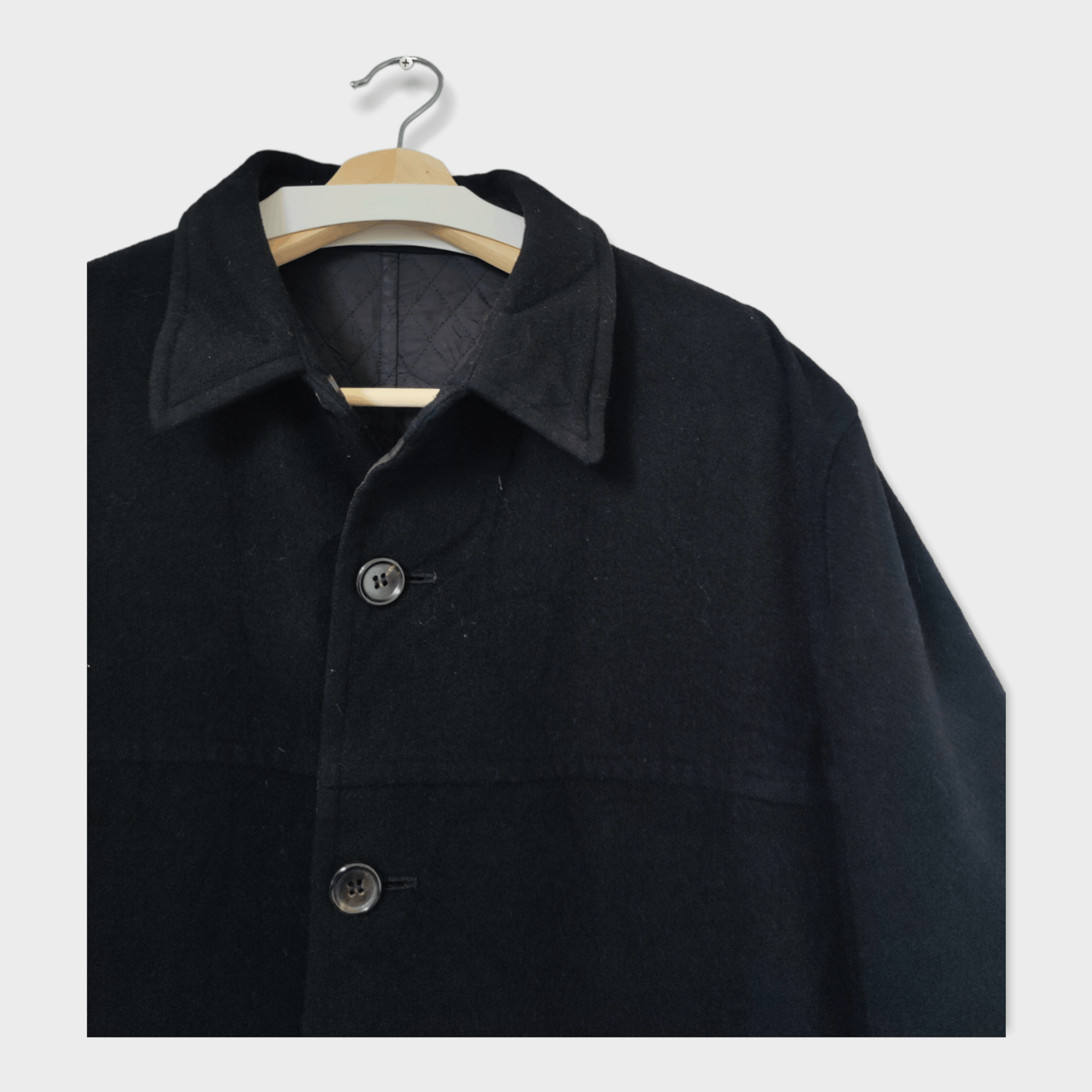 Comme des Garcons Comme des Garcons Wool Long Jacket Quilted Comme Des Japan Size US L / EU 52-54 / 3 - 7 Thumbnail