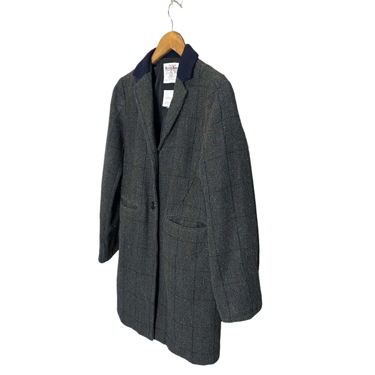 Harris Tweed Harris Tweed C Sevenday Sinday tartan wool long jacket Size M / US 6-8 / IT 42-44 - 4 Thumbnail