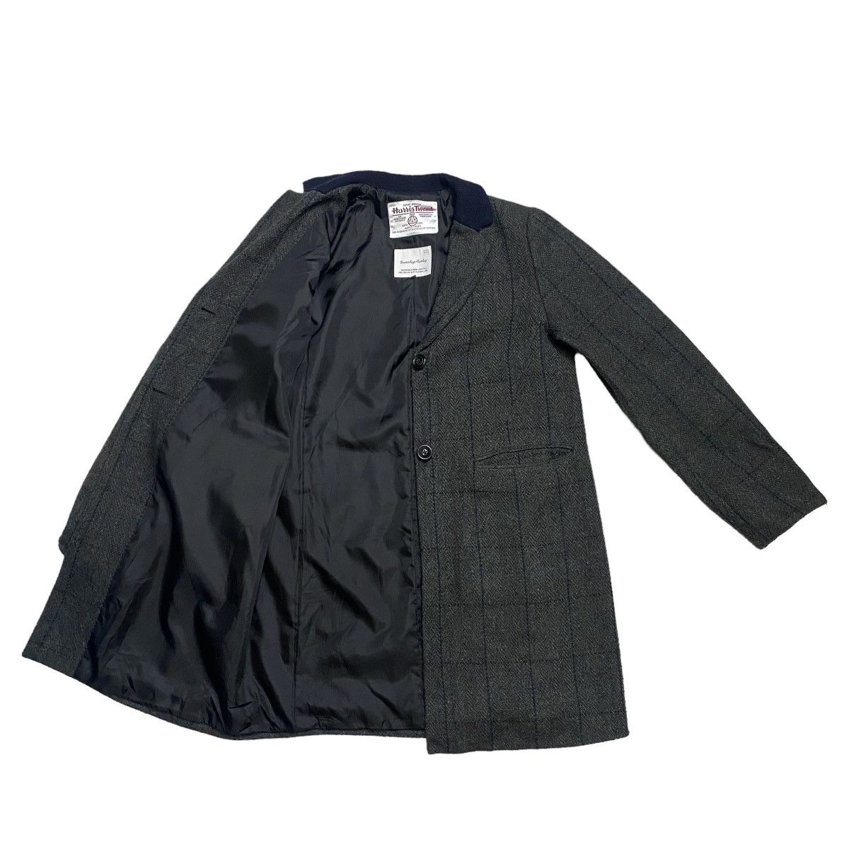Harris Tweed Harris Tweed C Sevenday Sinday tartan wool long jacket Size M / US 6-8 / IT 42-44 - 7 Thumbnail