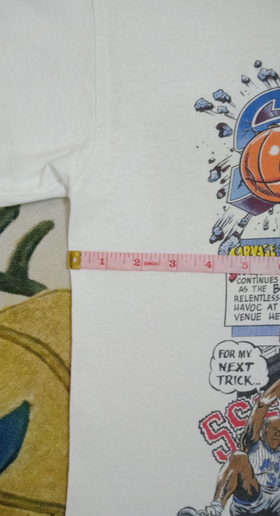 NBA × Salem Sportswear × Vintage Vintage 90s Shaquille O'Neal "Unreal" Orlando Magic T-shirt Size US XS / EU 42 / 0 - 17 Thumbnail