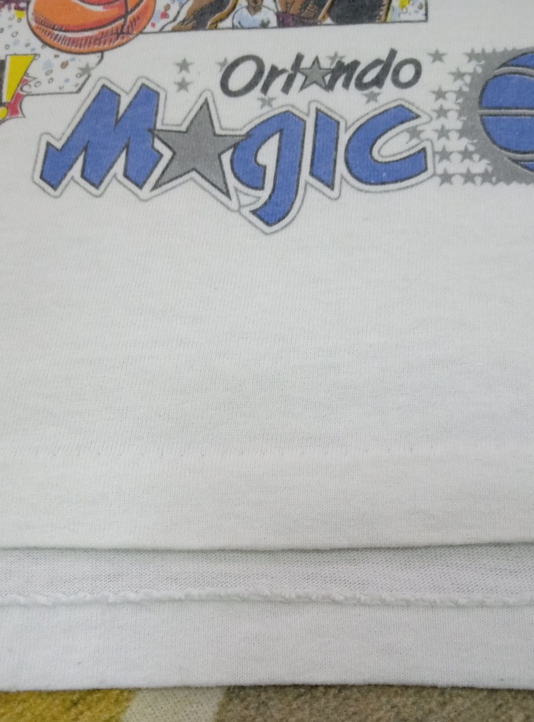 NBA × Salem Sportswear × Vintage Vintage 90s Shaquille O'Neal "Unreal" Orlando Magic T-shirt Size US XS / EU 42 / 0 - 15 Thumbnail