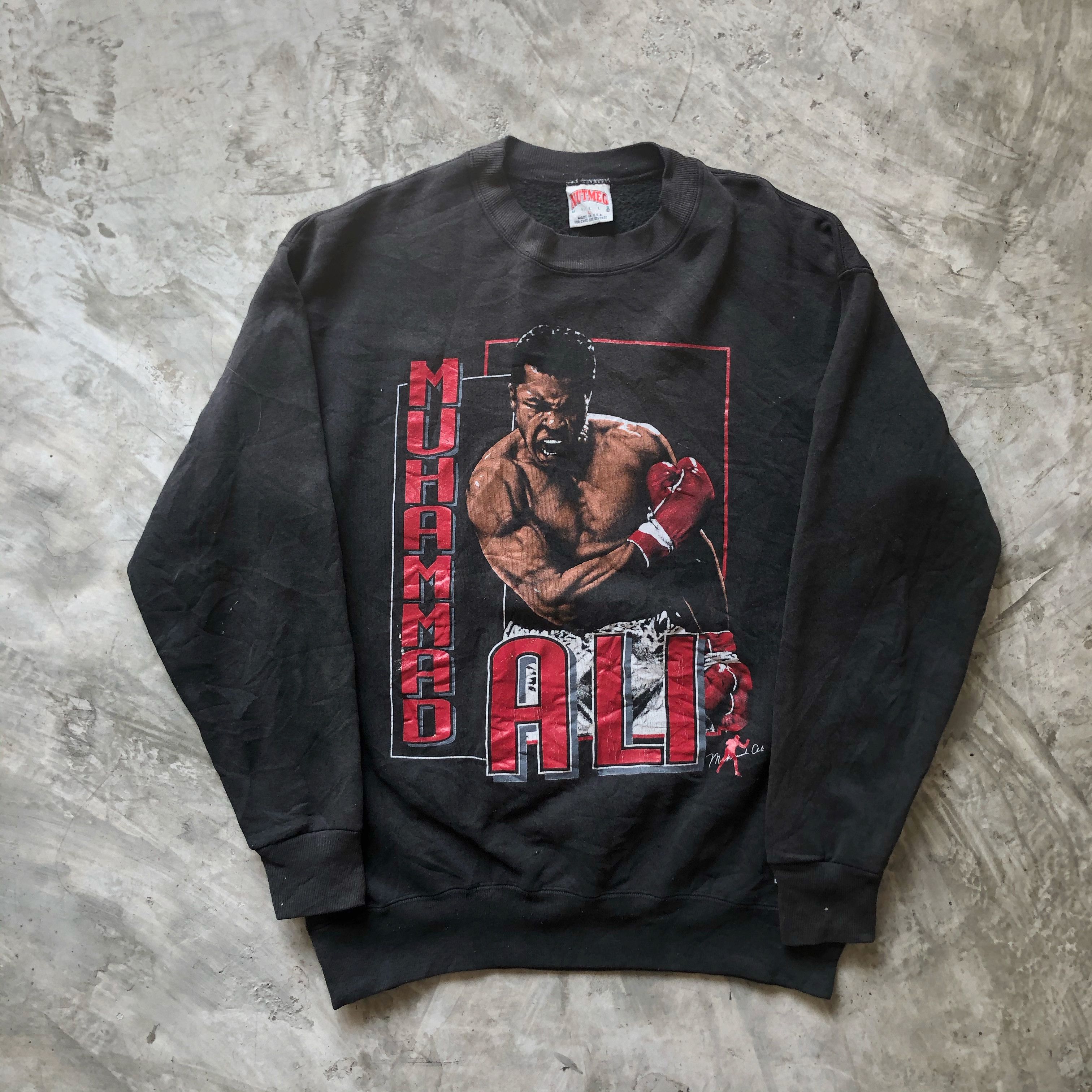 Other Vintage Muhammad Ali sunfade Sweater 90's Size US L / EU 52-54 / 3 - 1 Thumbnail