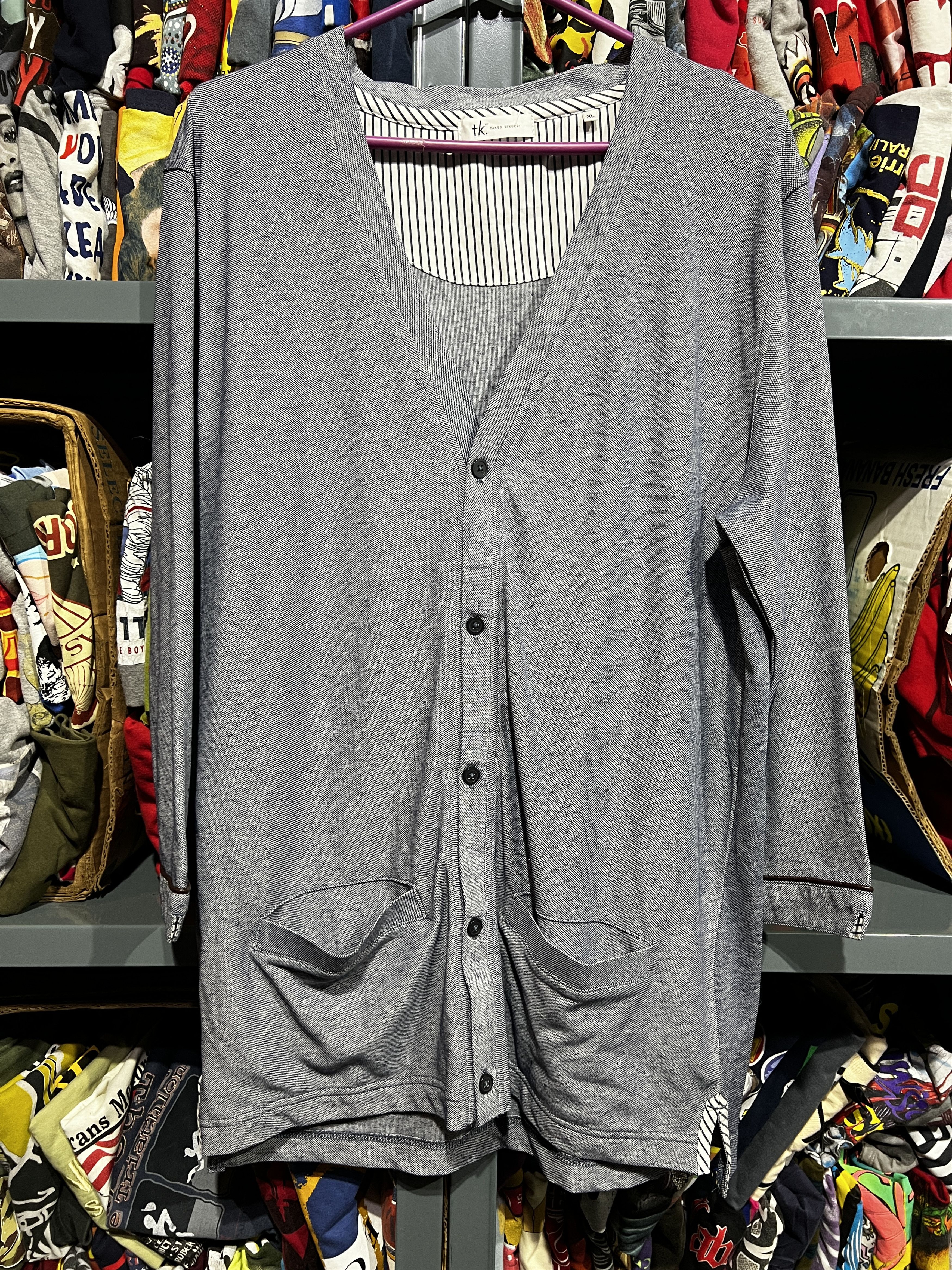 Japanese Takeo Kikuchi Cardigan Size XL