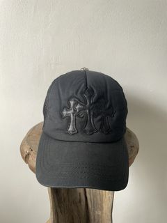 Chrome Hearts Cemetery Trucker Hat Black