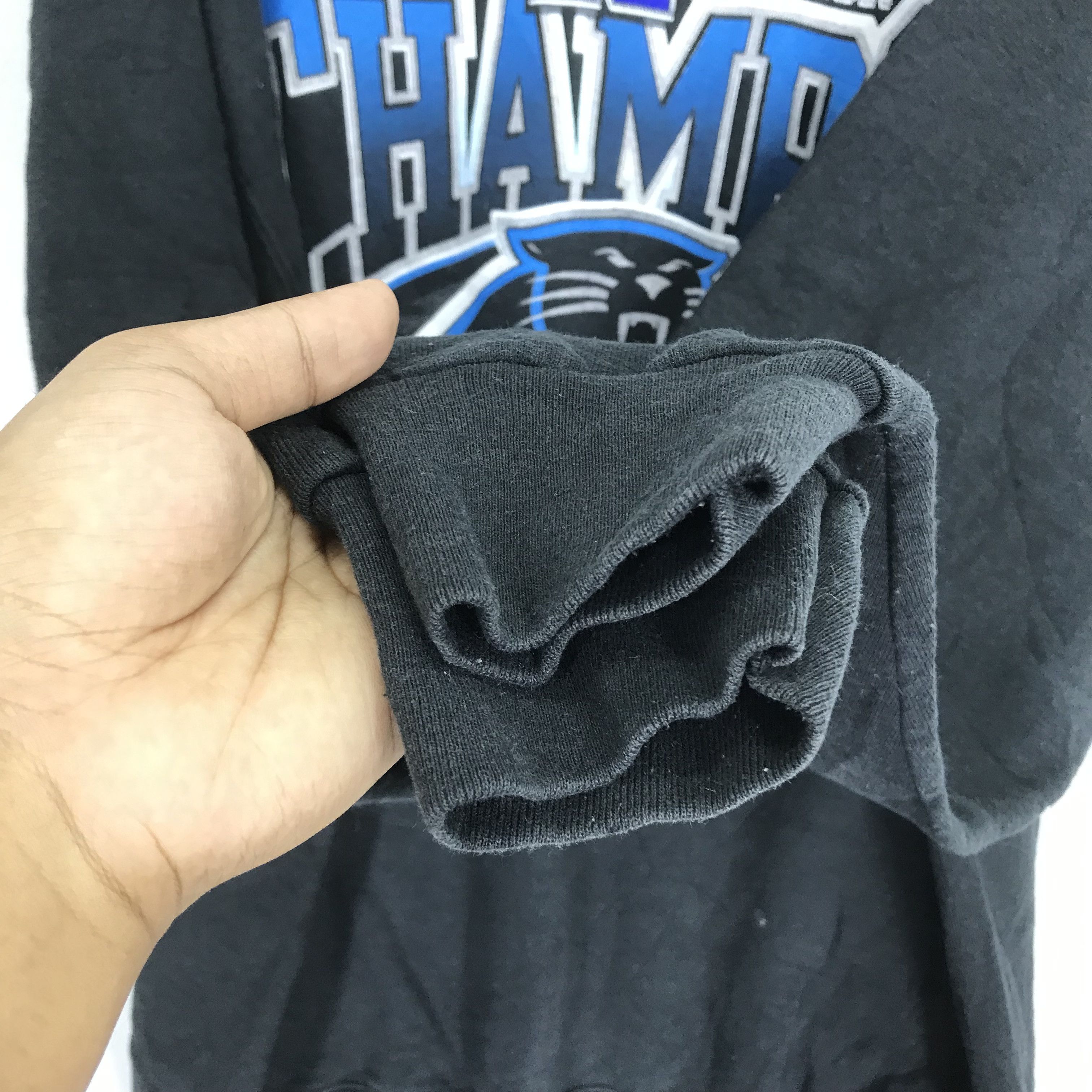 NFL Vintage 90's Carolina Panthers Sportswear NFL Big Logo Size US XXL / EU 58 / 5 - 7 Thumbnail