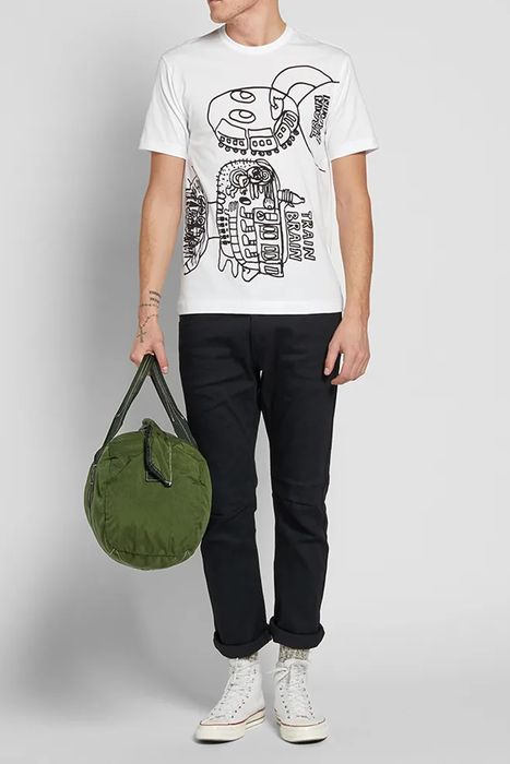 Comme des Garcons Shirt Noah Lyon Brain Train Tee | Grailed