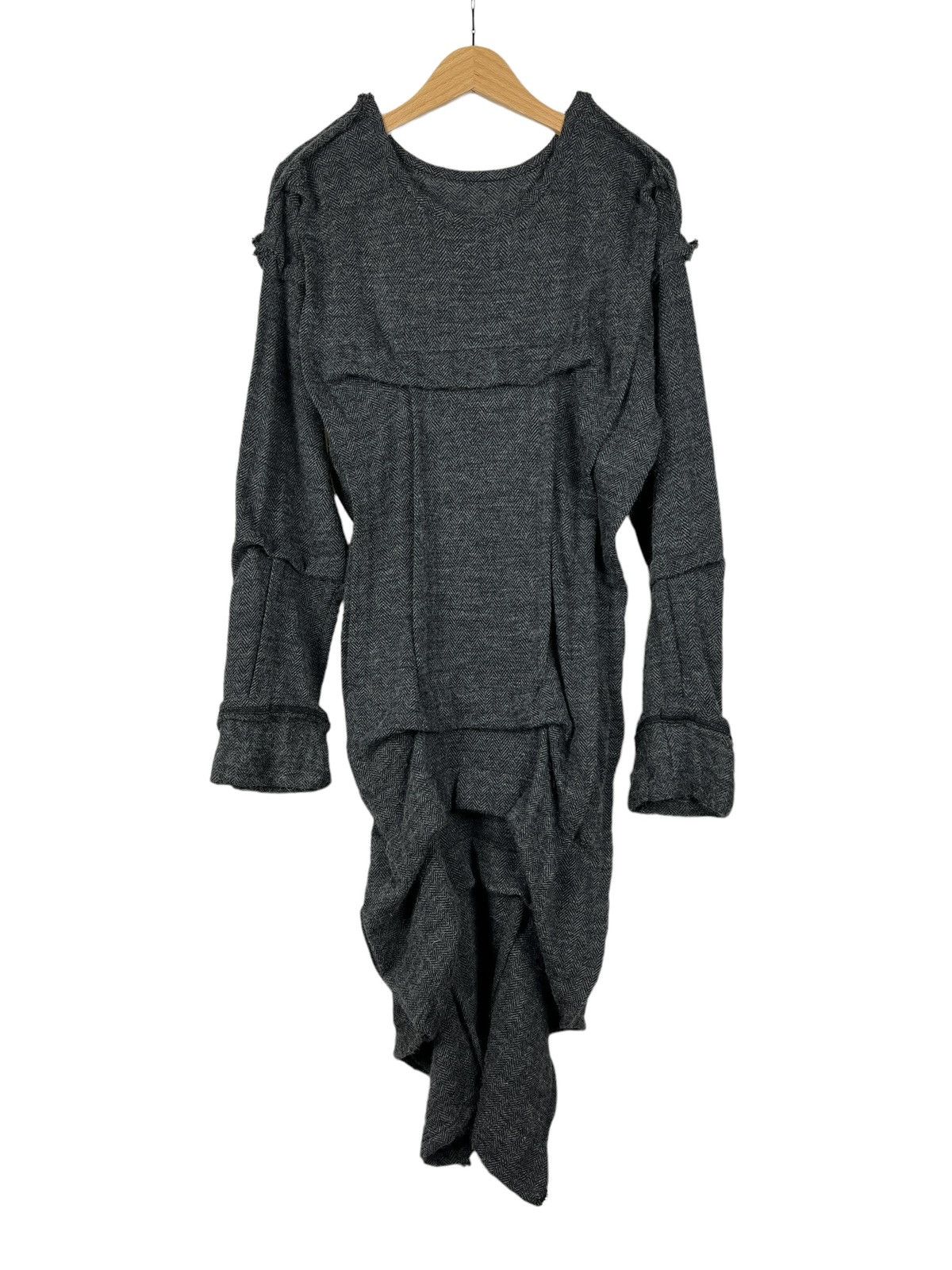 Limi Feu LIMI feu Yohji Yamamoto Asymmetric HBT Long Dress Size M / US 6-8 / IT 42-44 - 1 Thumbnail