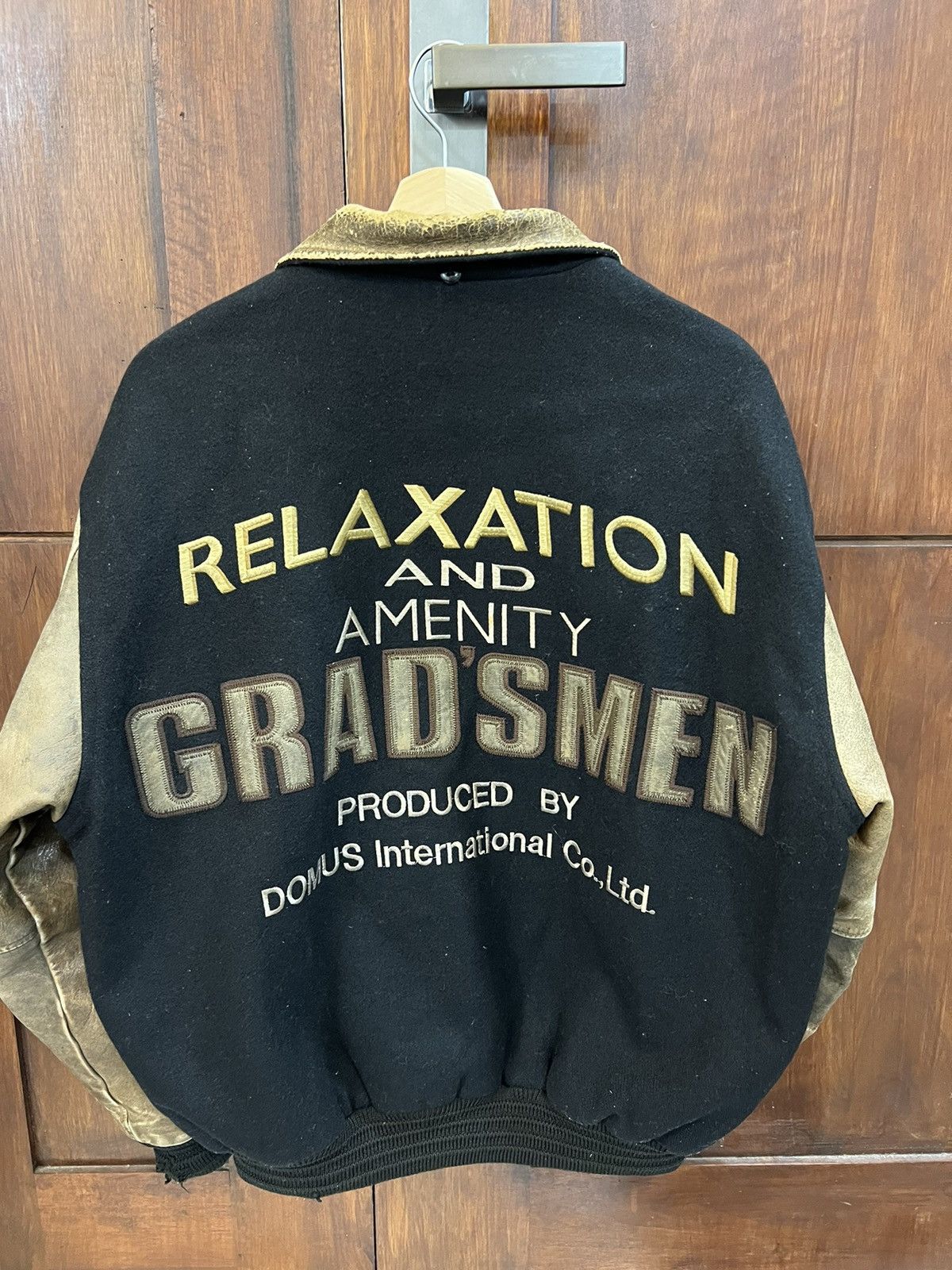 Vintage Vintage Grad’s Man Big Logo Varsity Jacket Size US L / EU 52-54 / 3 - 1 Thumbnail