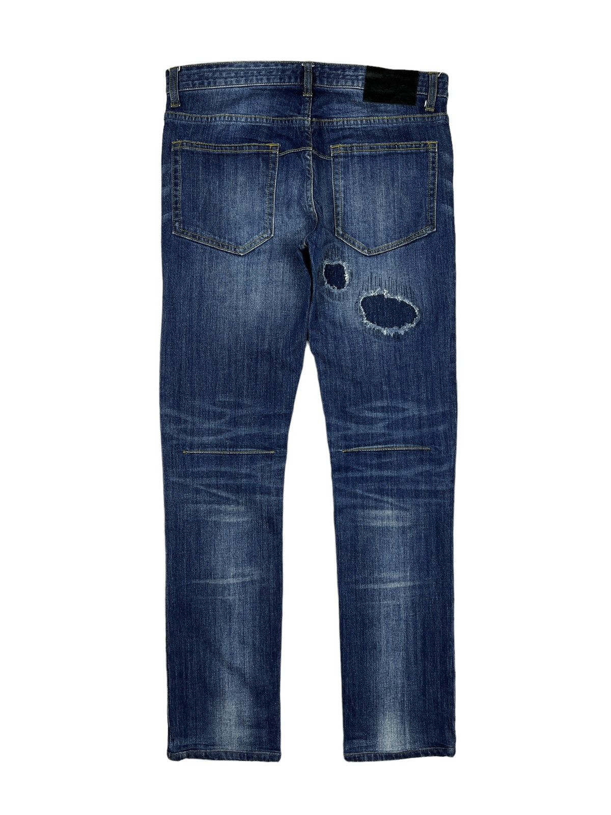 Number (N)ine Number (N)ine x Nano Universe Distress Denim Size US 32 / EU 48 - 2 Thumbnail