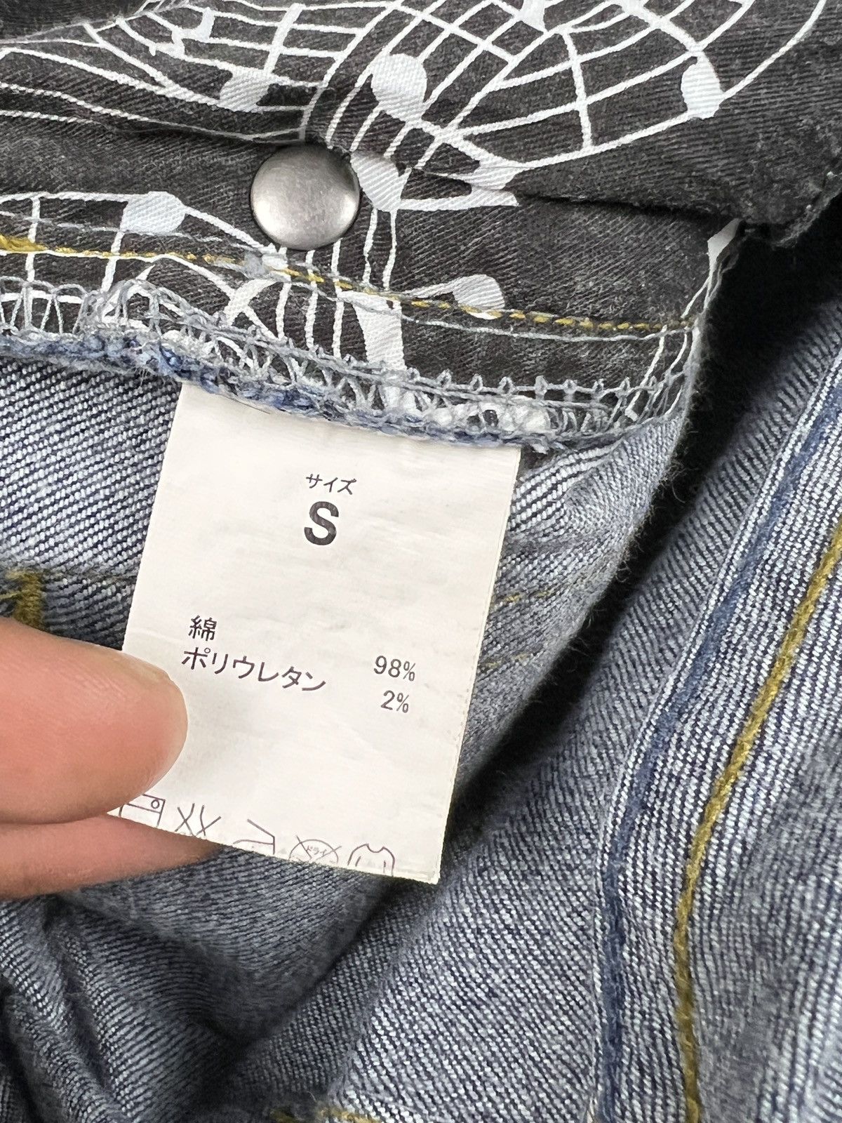 Number (N)ine Number (N)ine x Nano Universe Distress Denim Size US 32 / EU 48 - 13 Thumbnail