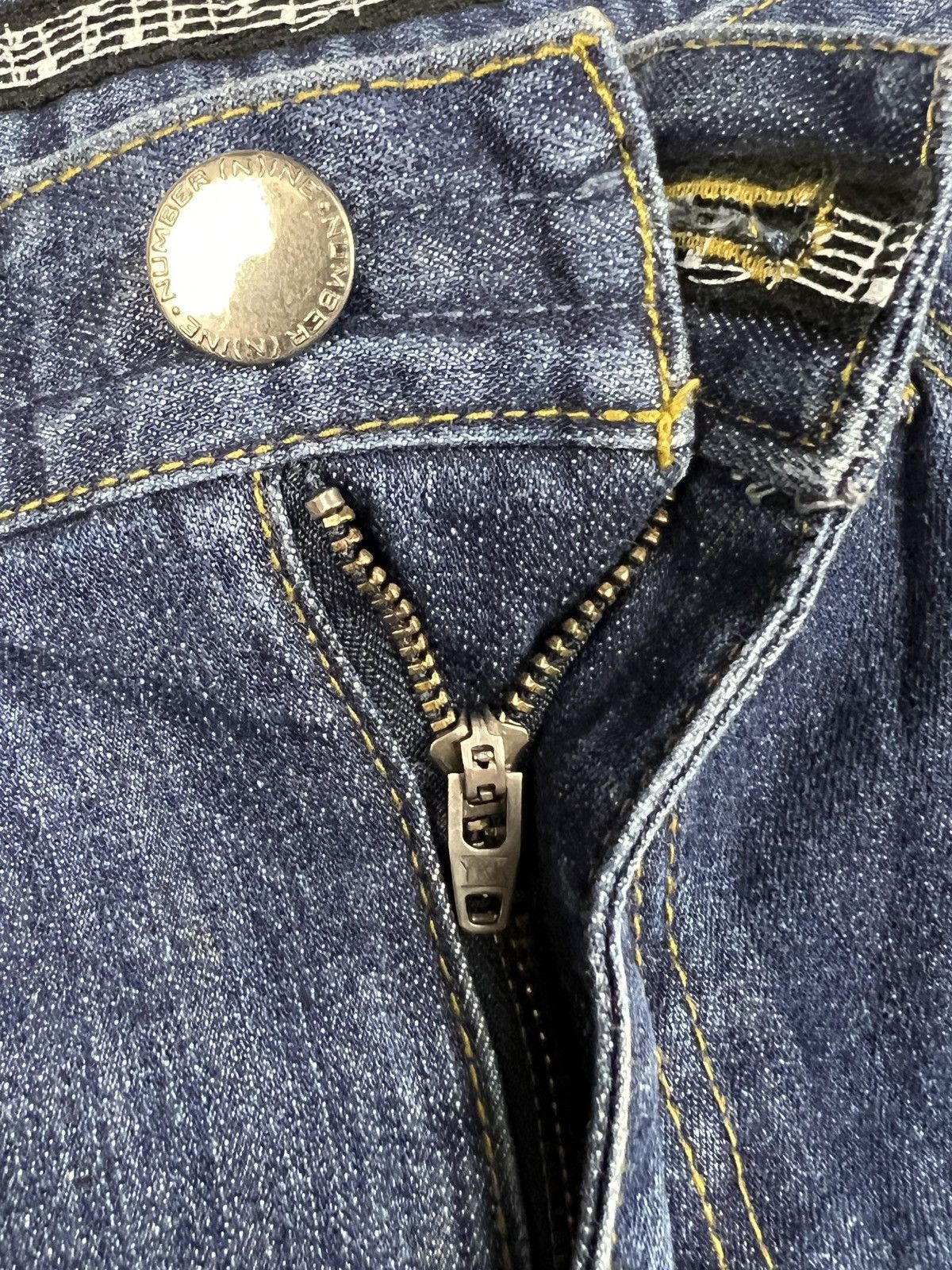 Number (N)ine Number (N)ine x Nano Universe Distress Denim Size US 32 / EU 48 - 12 Thumbnail