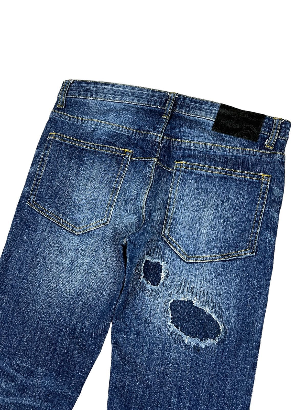 Number (N)ine Number (N)ine x Nano Universe Distress Denim Size US 32 / EU 48 - 7 Thumbnail