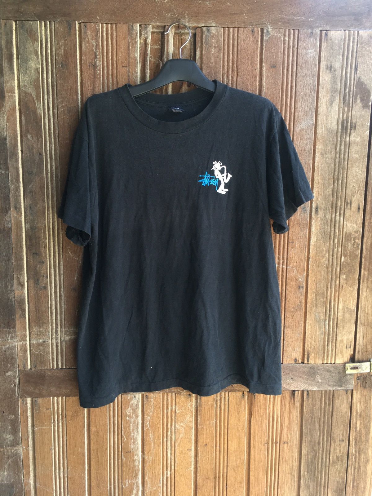 Stussy Rare vintage 90s STUSSY playing music distressed design Size US L / EU 52-54 / 3 - 4 Thumbnail