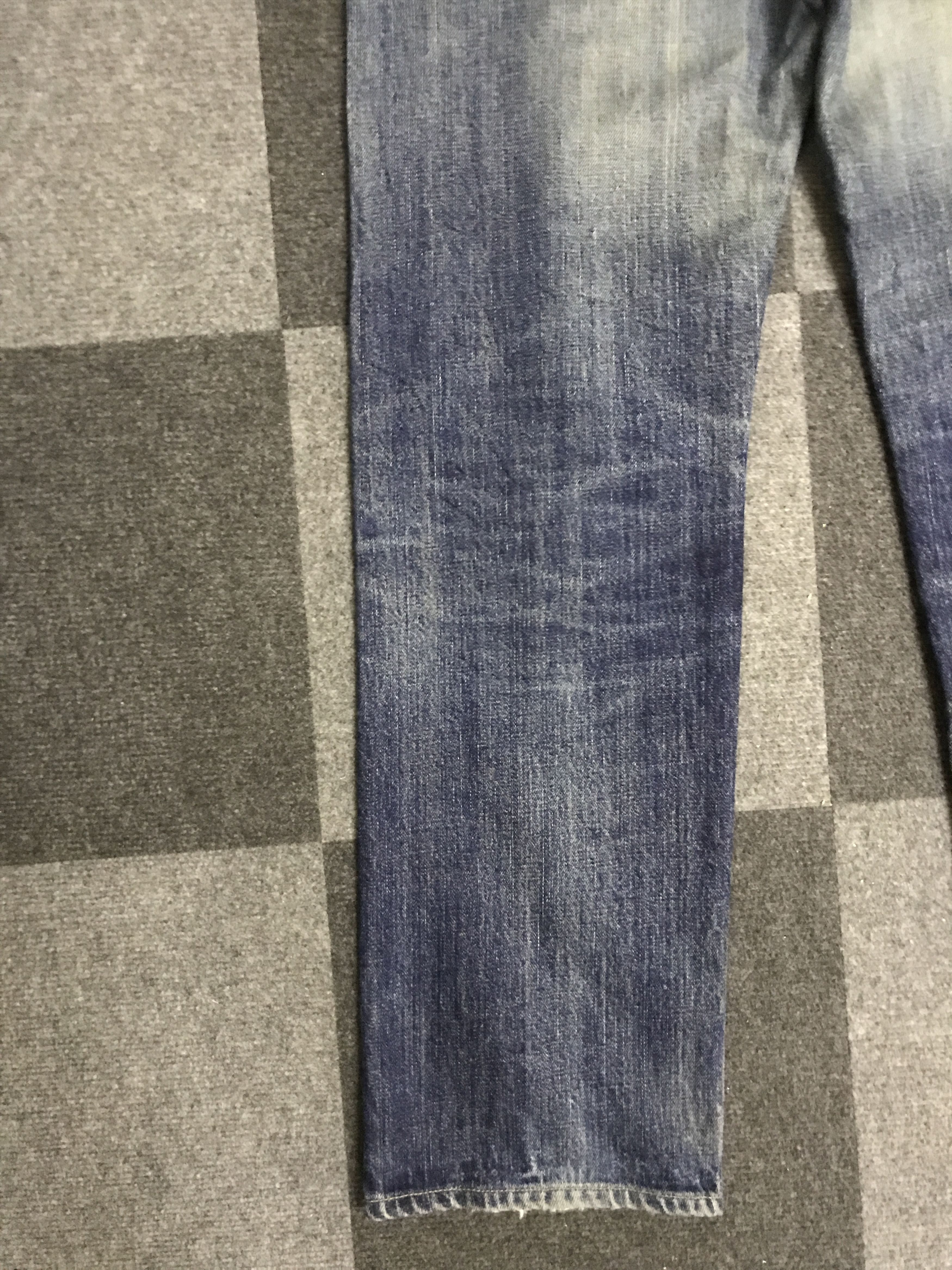 Levi's Vintage Clothing × Vintage VLEV113-RedLine Big E LEVIS 502 Distressed Jeans Size US 31 - 16 Thumbnail