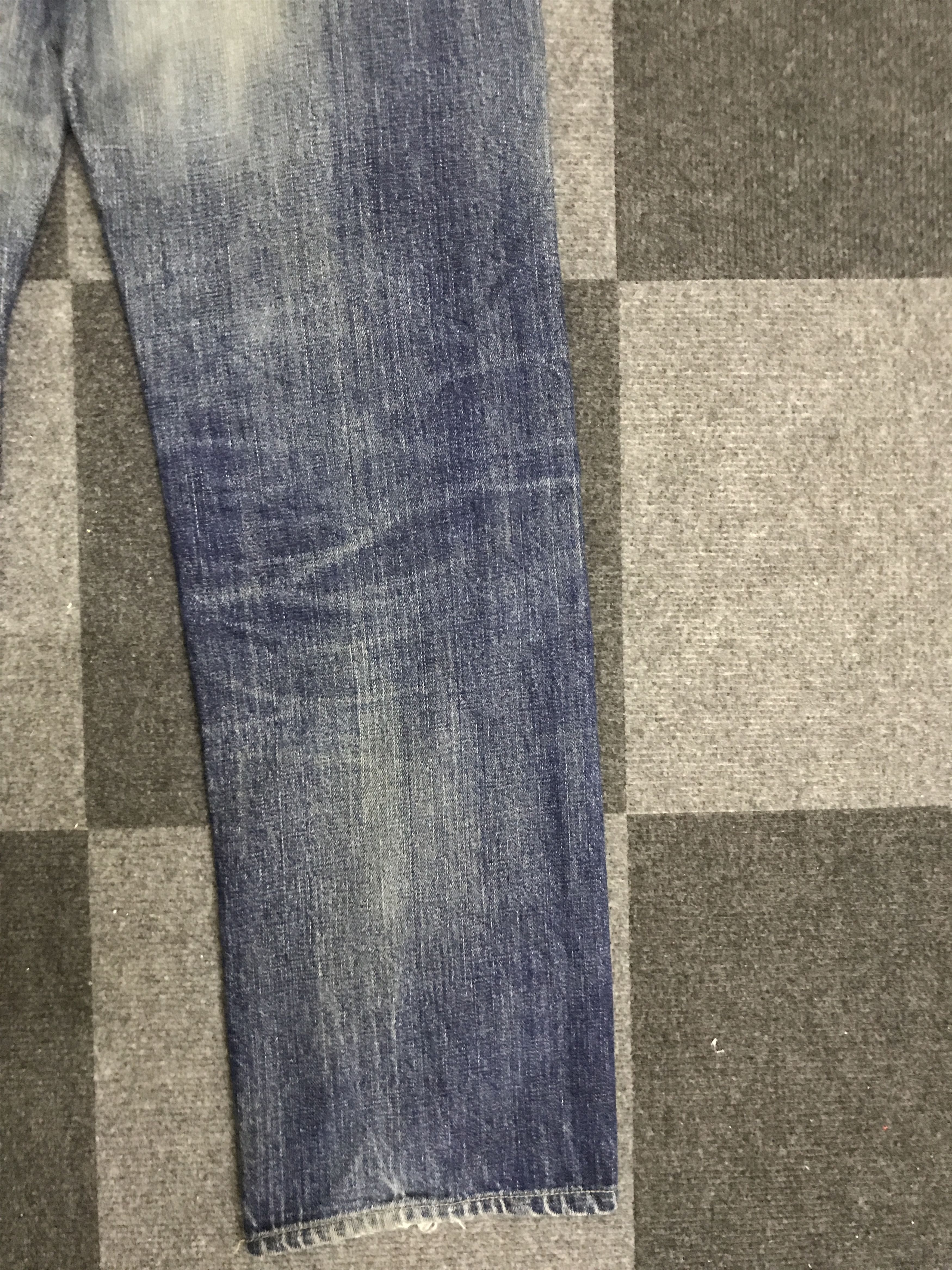 Levi's Vintage Clothing × Vintage VLEV113-RedLine Big E LEVIS 502 Distressed Jeans Size US 31 - 15 Thumbnail