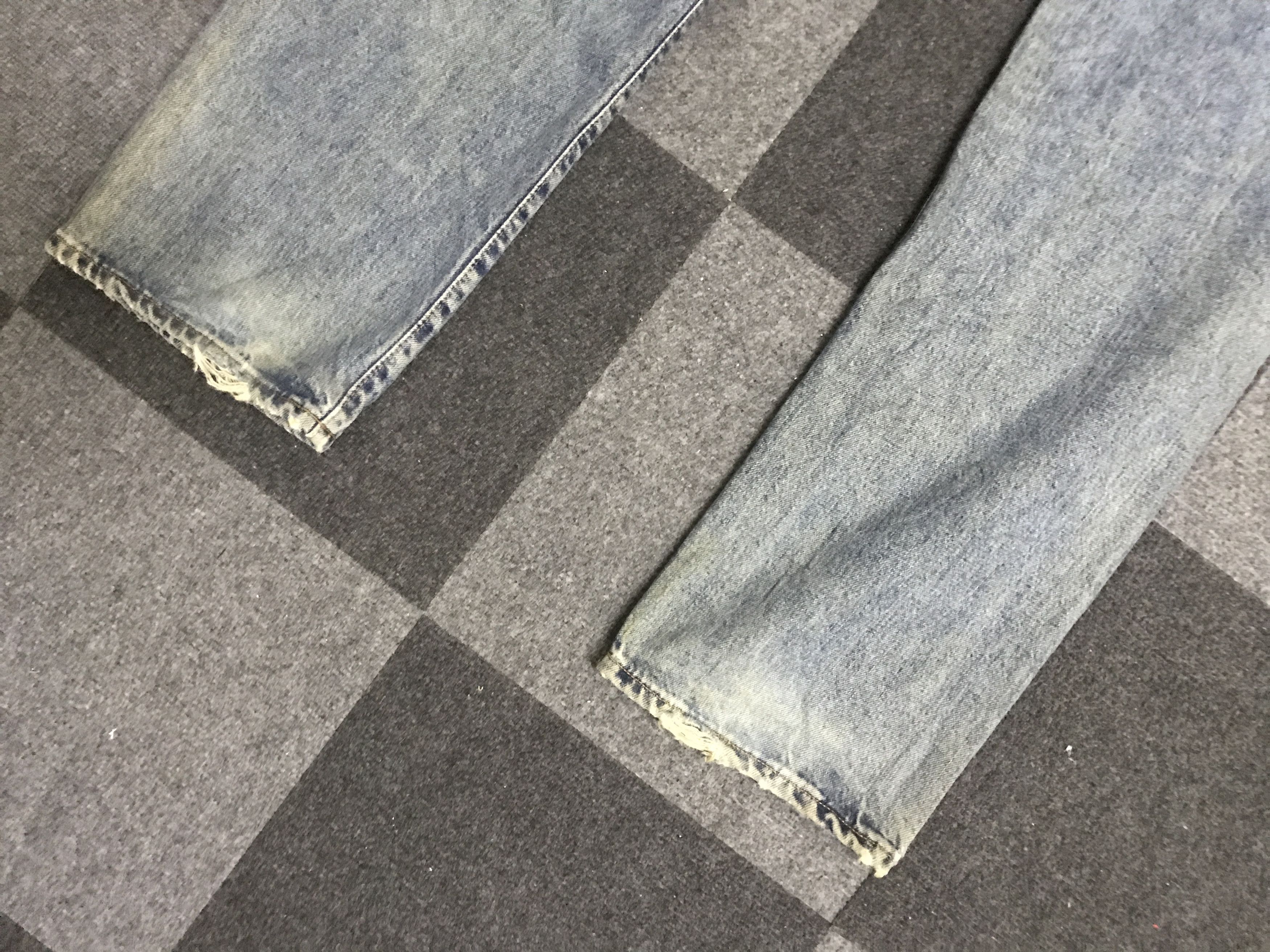 Levi's VLEV114-RedLine Selvedge Big E LEVIS 551ZXX Distressed Jeans Size US 29 - 14 Thumbnail