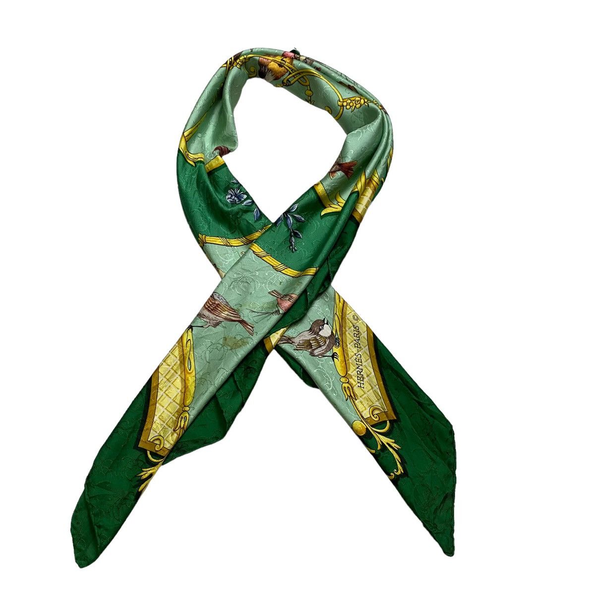 Hermes Hermes vintage distressed scarves Size ONE SIZE - 3 Thumbnail