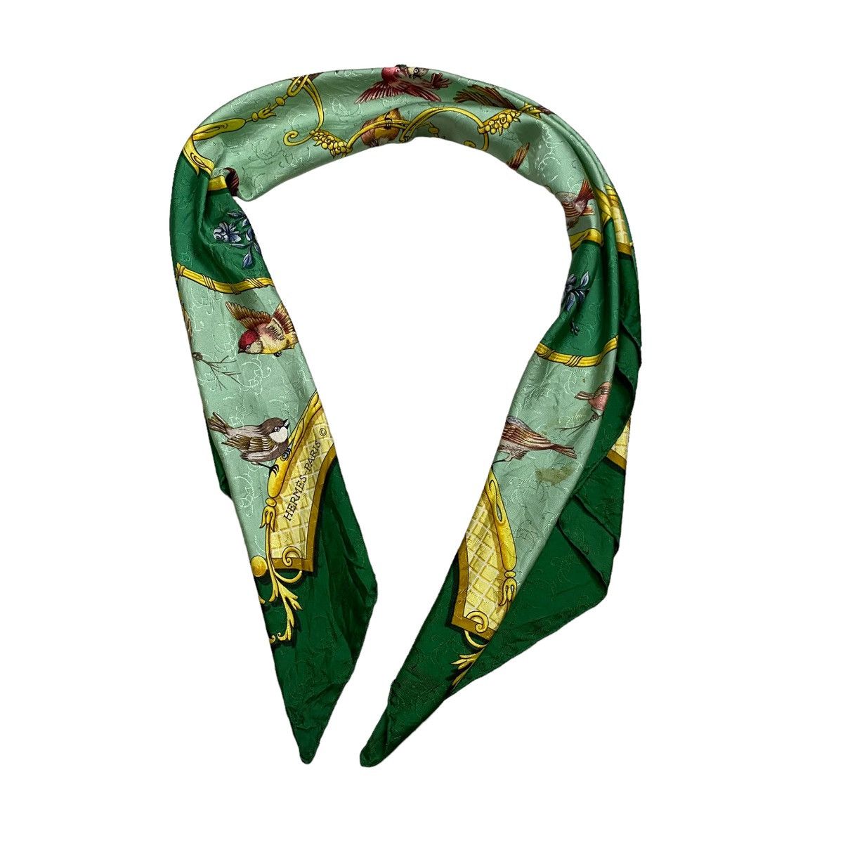Hermes Hermes vintage distressed scarves Size ONE SIZE - 2 Thumbnail