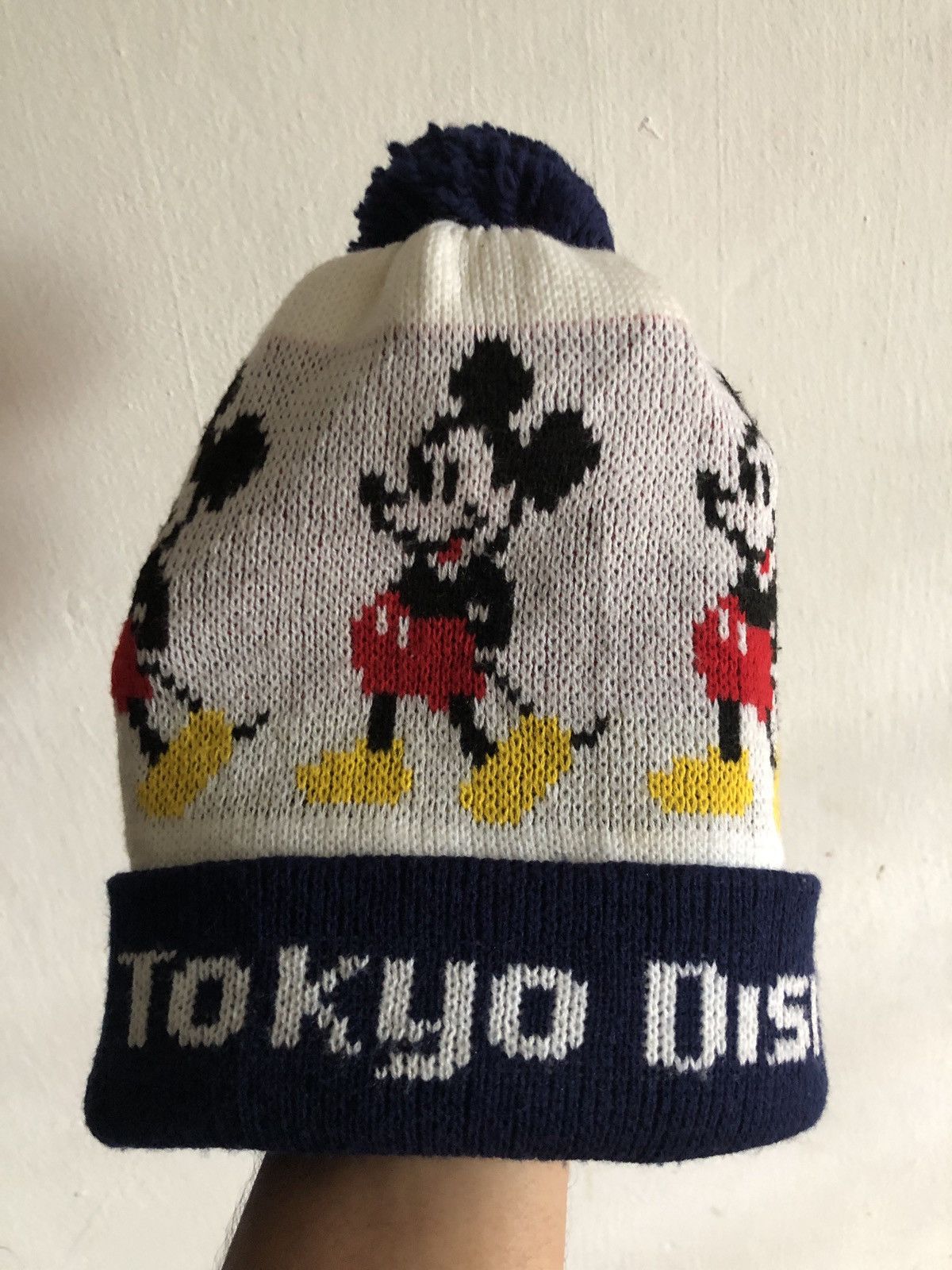 Disney × Japanese Brand × Mickey Mouse TOKYO DISNEYLAND MICKEY MOUSE BEANIE SNOW CAP HAT Size ONE SIZE - 5 Thumbnail