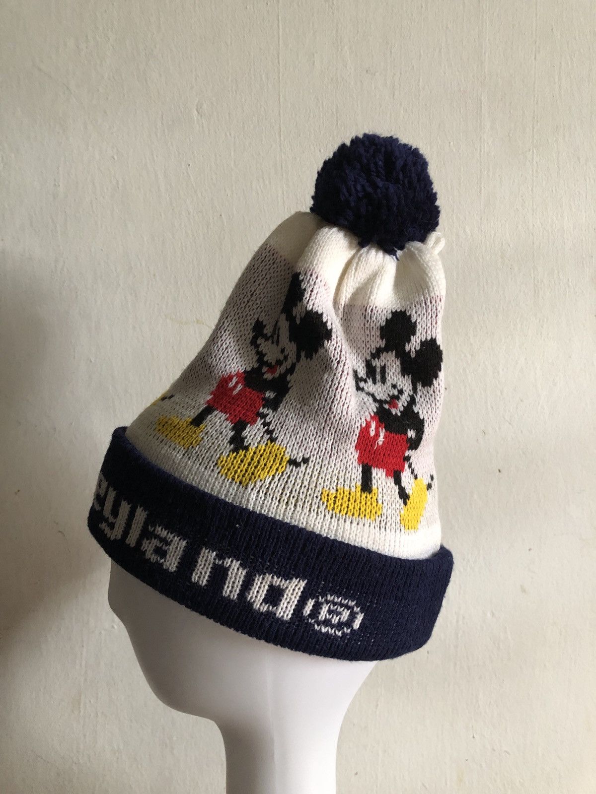 Disney × Japanese Brand × Mickey Mouse TOKYO DISNEYLAND MICKEY MOUSE BEANIE SNOW CAP HAT Size ONE SIZE - 3 Thumbnail
