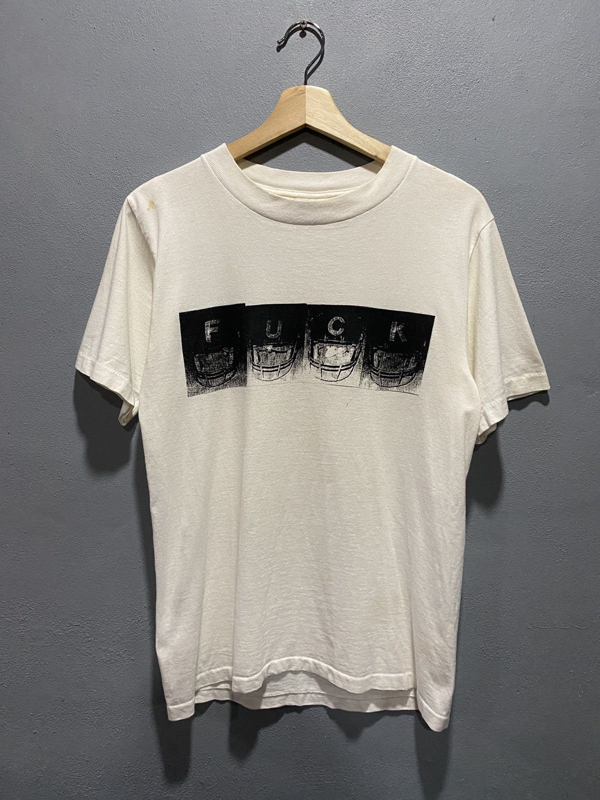 Vintage VINTAGE FUCK TEE Size US S / EU 44-46 / 1 - 1 Thumbnail