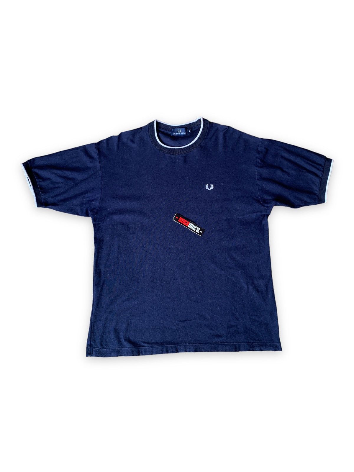 Vintage fred perry jaspo ringer tee shirt rare