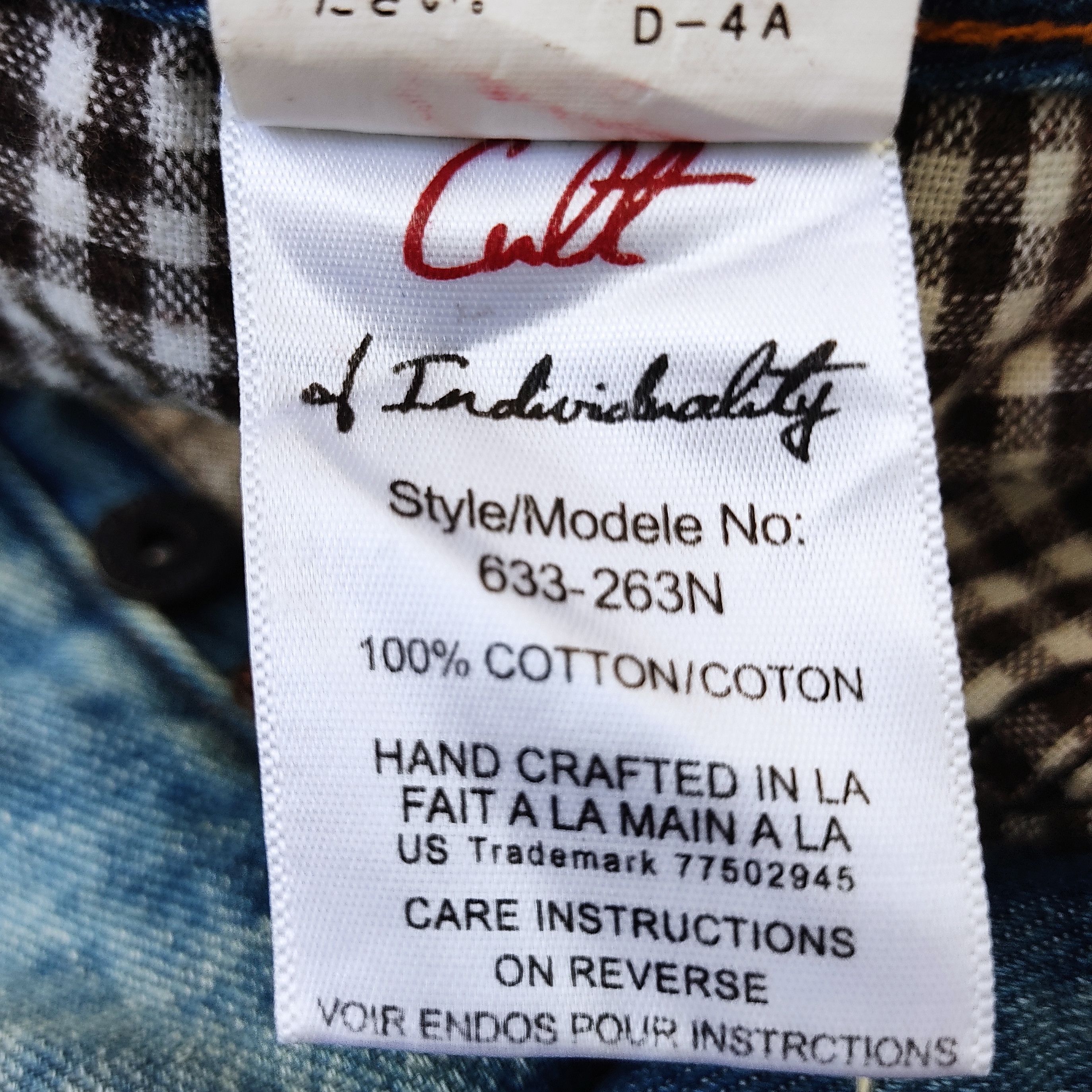 Cult Of Individuality Cult Of Individuality Hagen Relaxed Distressed Jeans Size US 31 - 12 Thumbnail