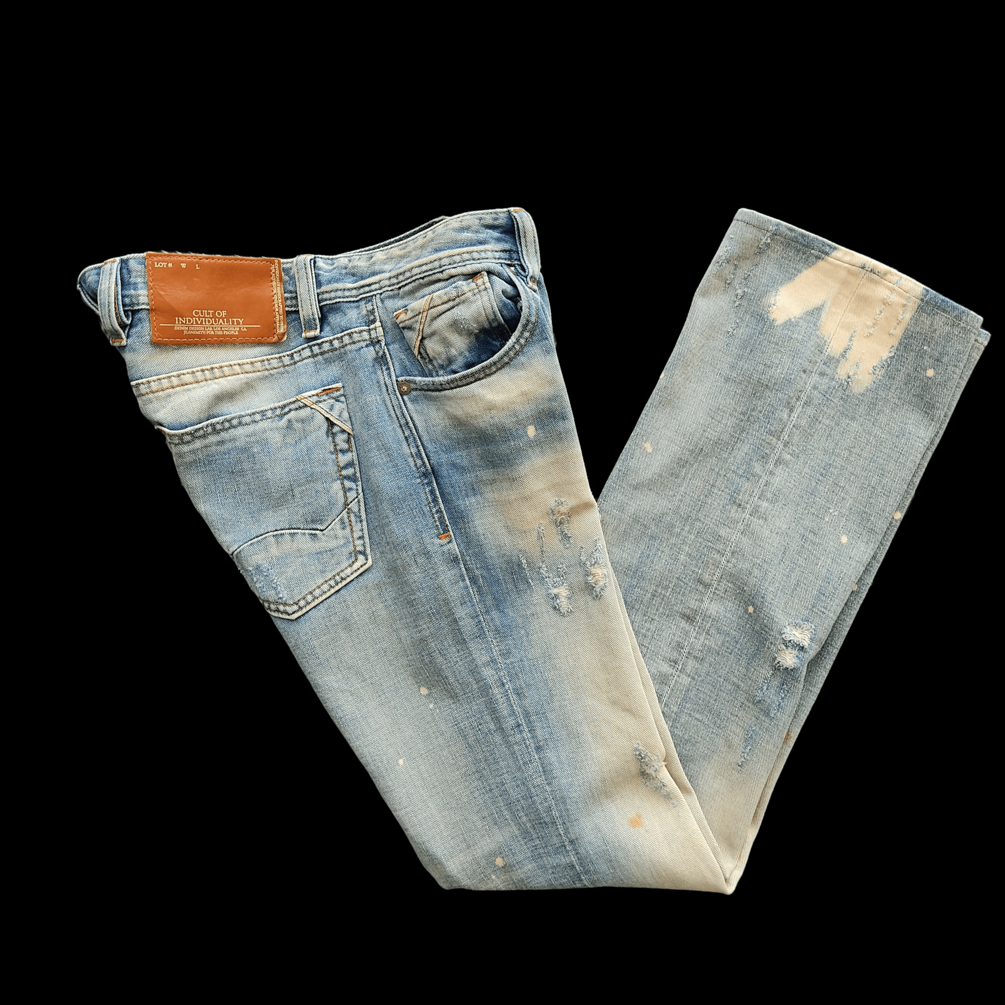 Cult Of Individuality Cult Of Individuality Hagen Relaxed Distressed Jeans Size US 31 - 5 Thumbnail