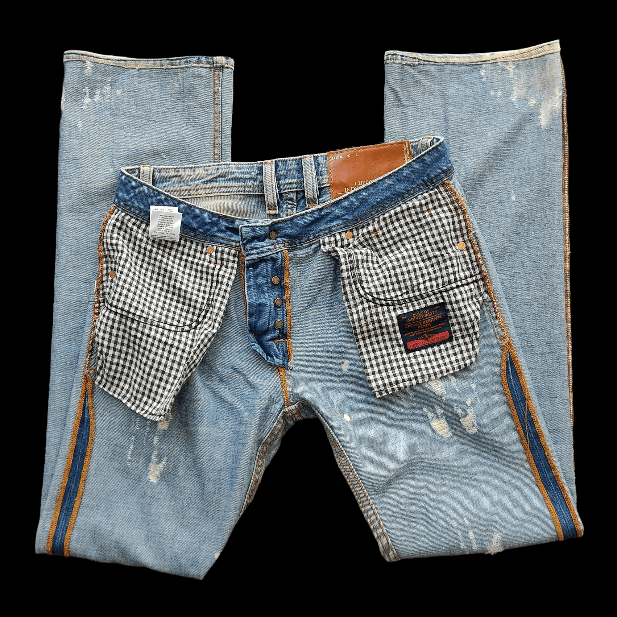 Cult Of Individuality Cult Of Individuality Hagen Relaxed Distressed Jeans Size US 31 - 15 Thumbnail