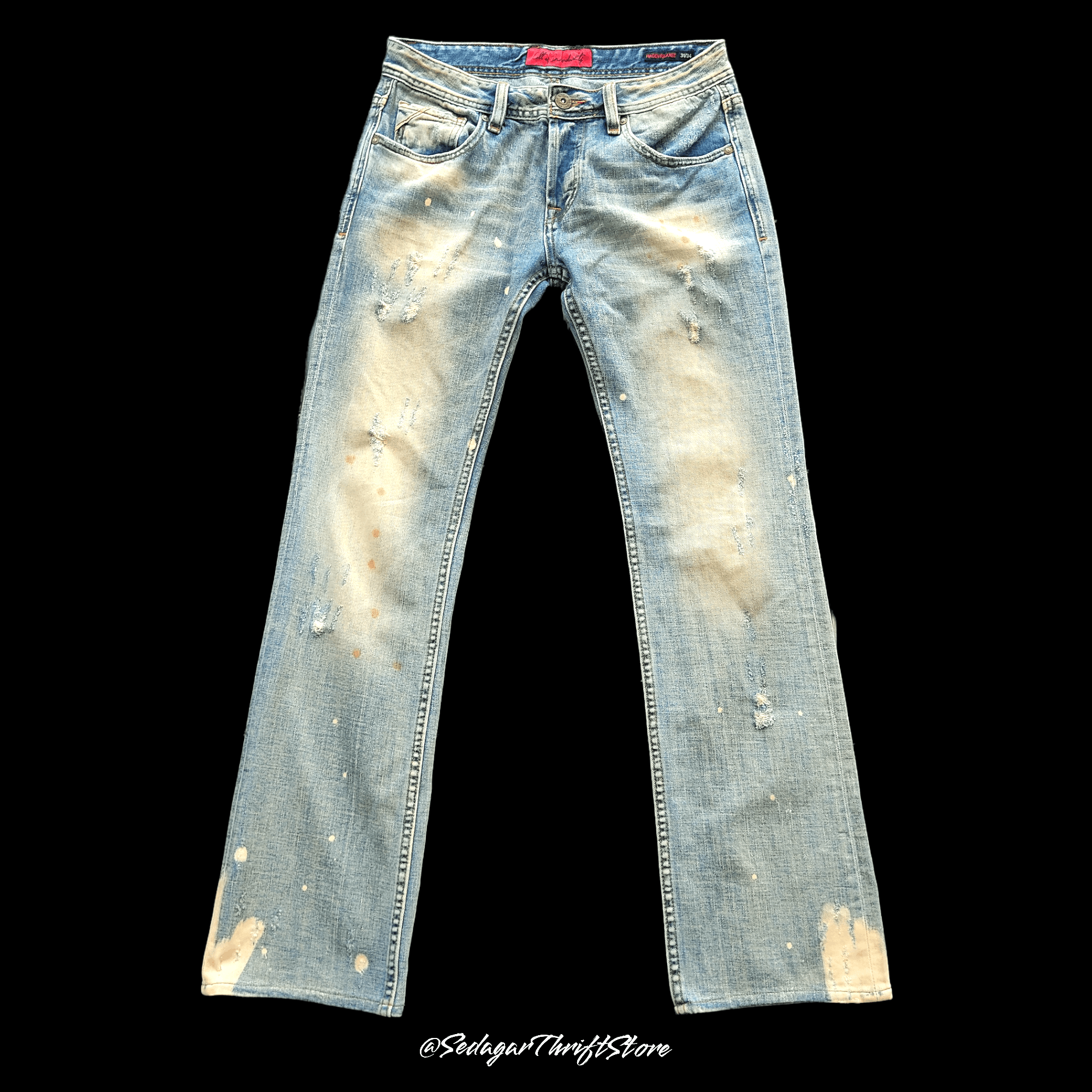 Cult Of Individuality Cult Of Individuality Hagen Relaxed Distressed Jeans Size US 31 - 1 Thumbnail