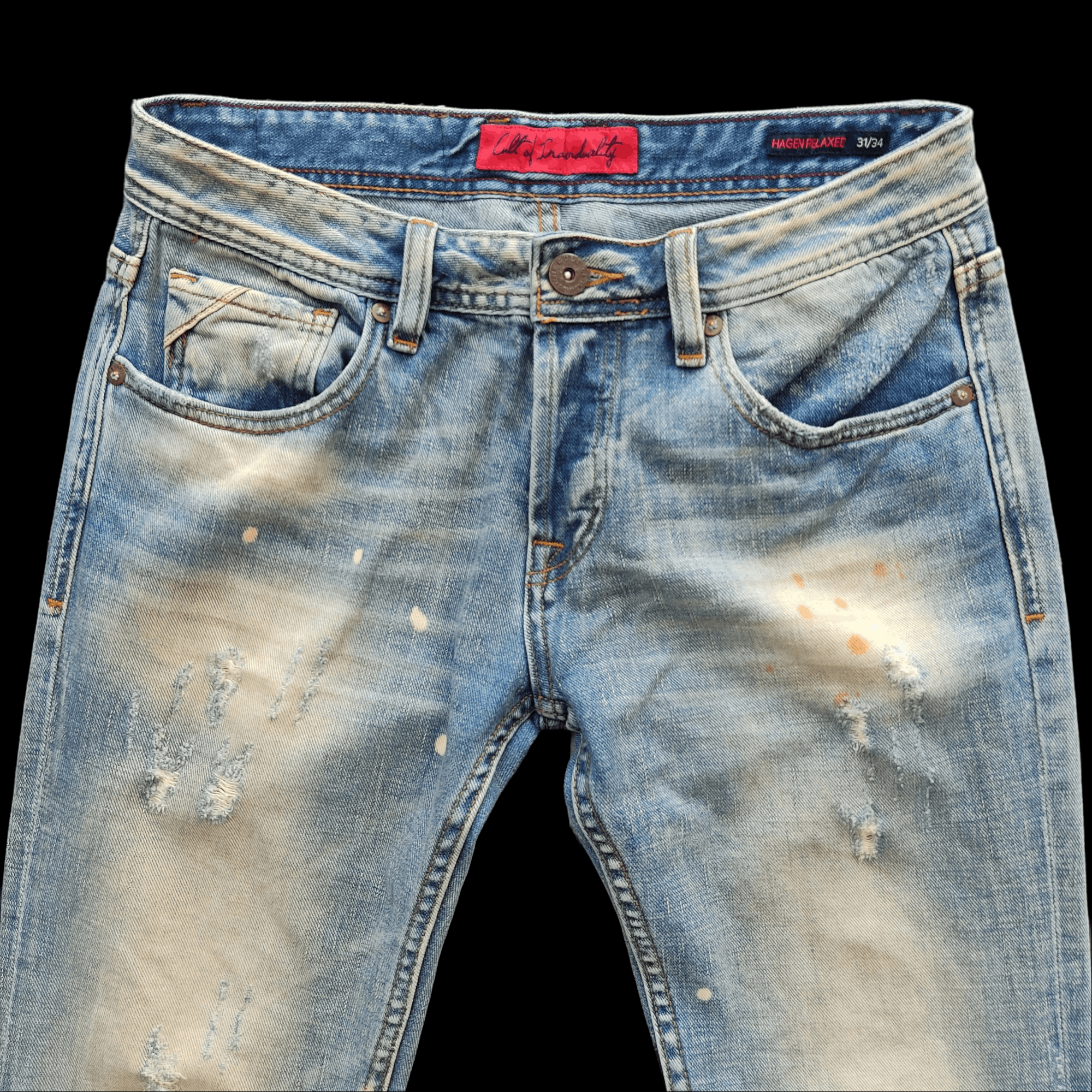 Cult Of Individuality Cult Of Individuality Hagen Relaxed Distressed Jeans Size US 31 - 2 Thumbnail