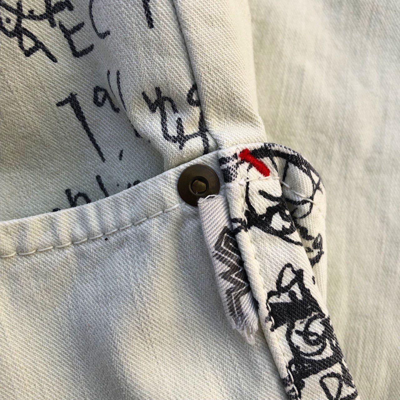 Art Comes First GUELL MUSTARD Graffiti Pants Inspired By Andy Warhol Size US 32 / EU 48 - 11 Thumbnail