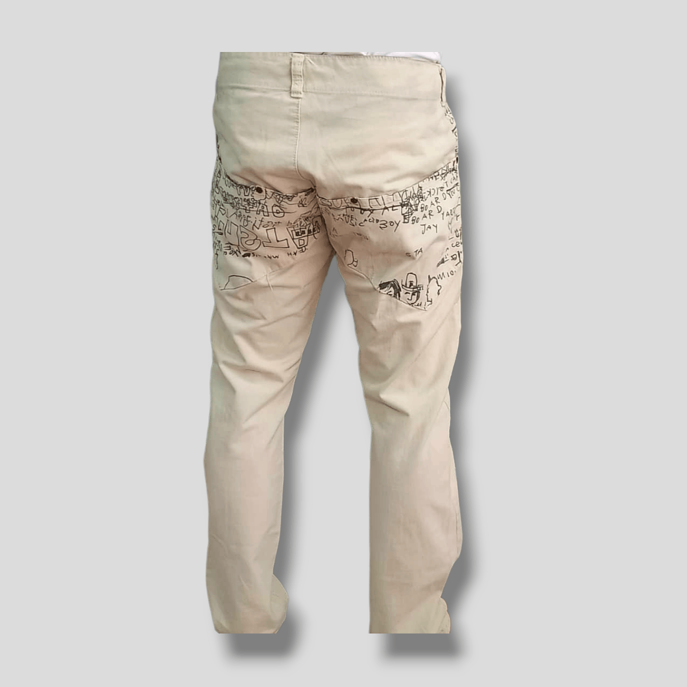 Art Comes First GUELL MUSTARD Graffiti Pants Inspired By Andy Warhol Size US 32 / EU 48 - 15 Thumbnail