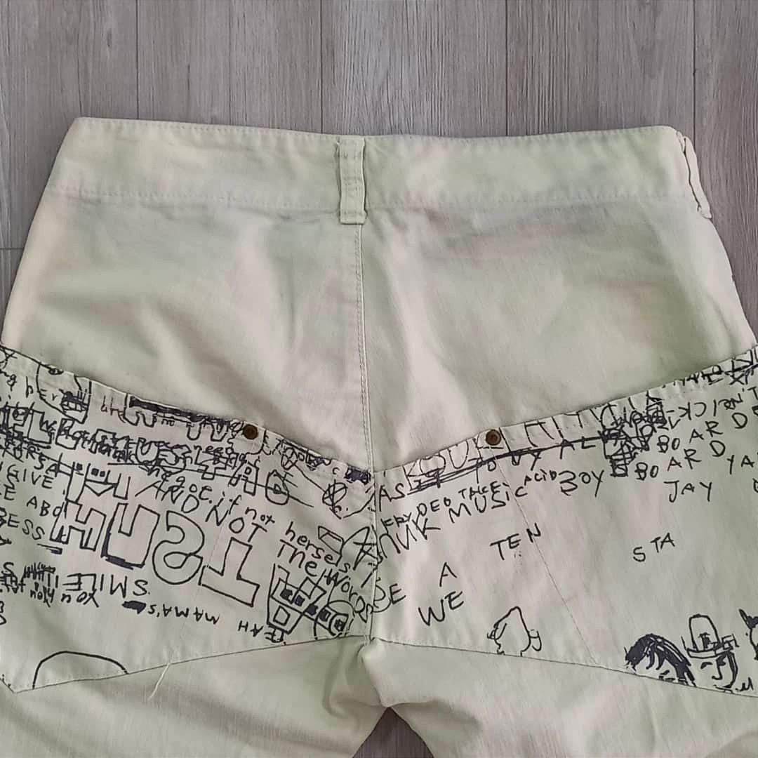 Art Comes First GUELL MUSTARD Graffiti Pants Inspired By Andy Warhol Size US 32 / EU 48 - 18 Thumbnail