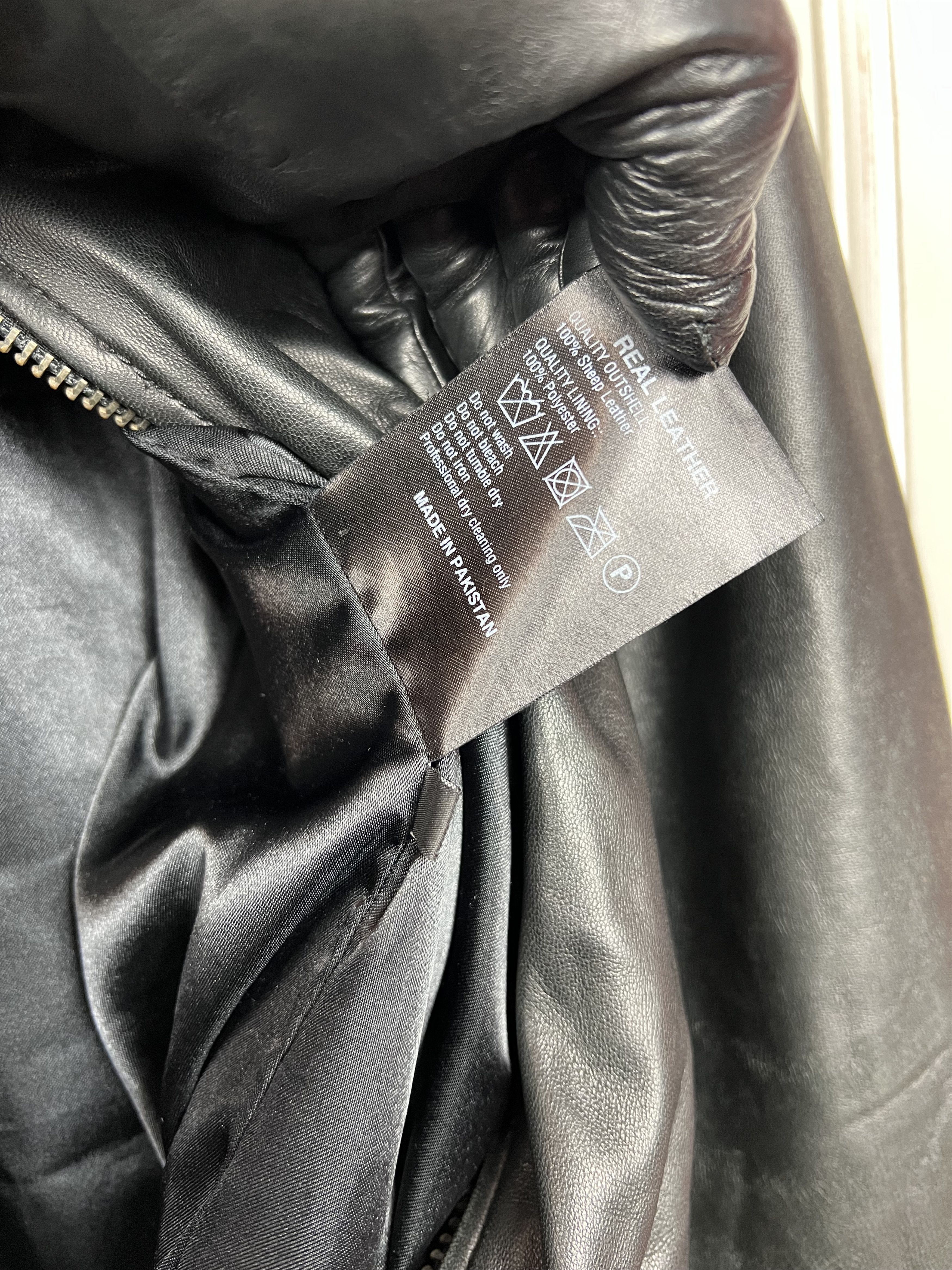 Won Hundred WON HUNDRED moto BIKER LEATHER JACKET Size US M / EU 48-50 / 2 - 7 Thumbnail