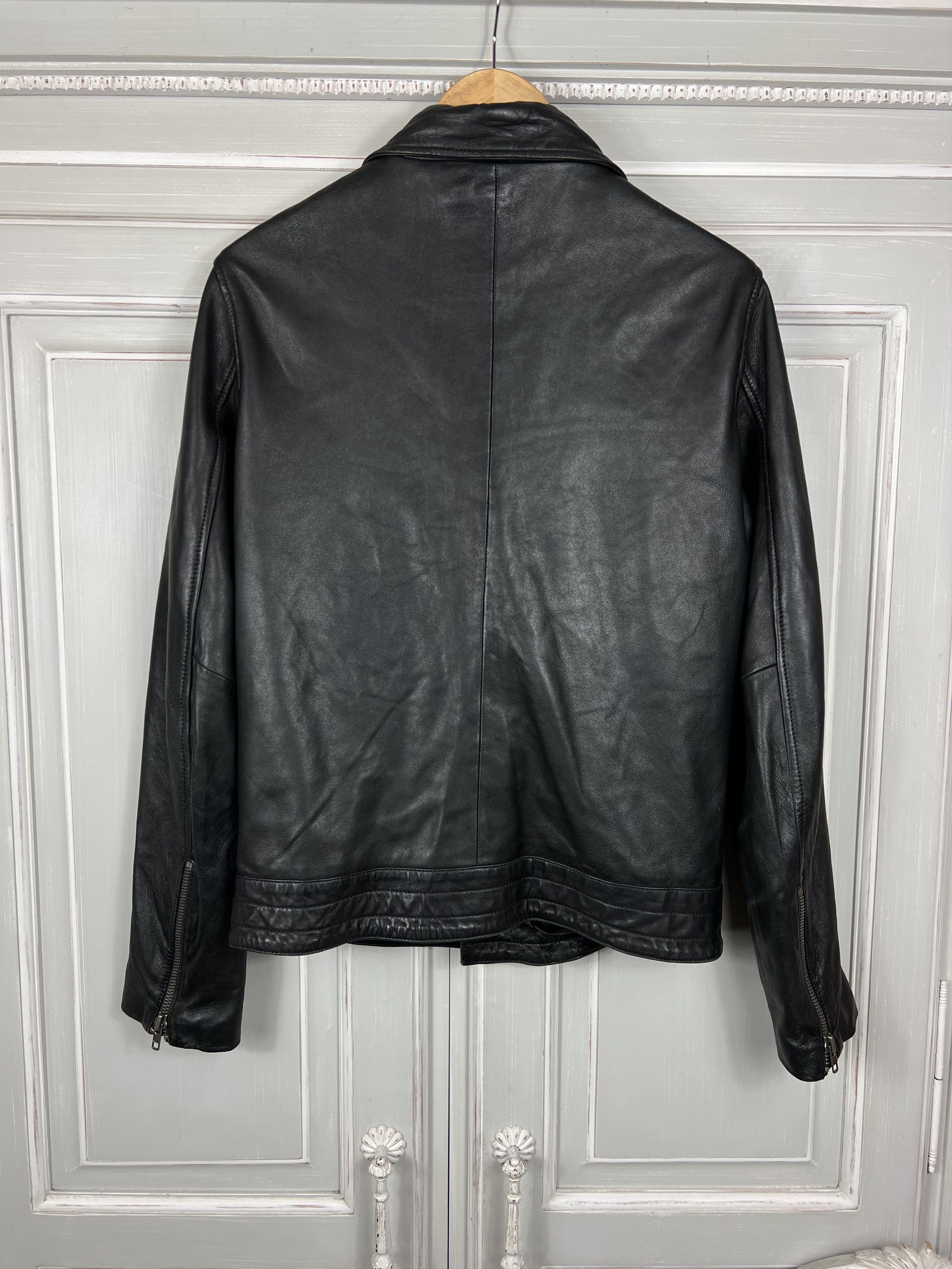 Won Hundred WON HUNDRED moto BIKER LEATHER JACKET Size US M / EU 48-50 / 2 - 4 Thumbnail