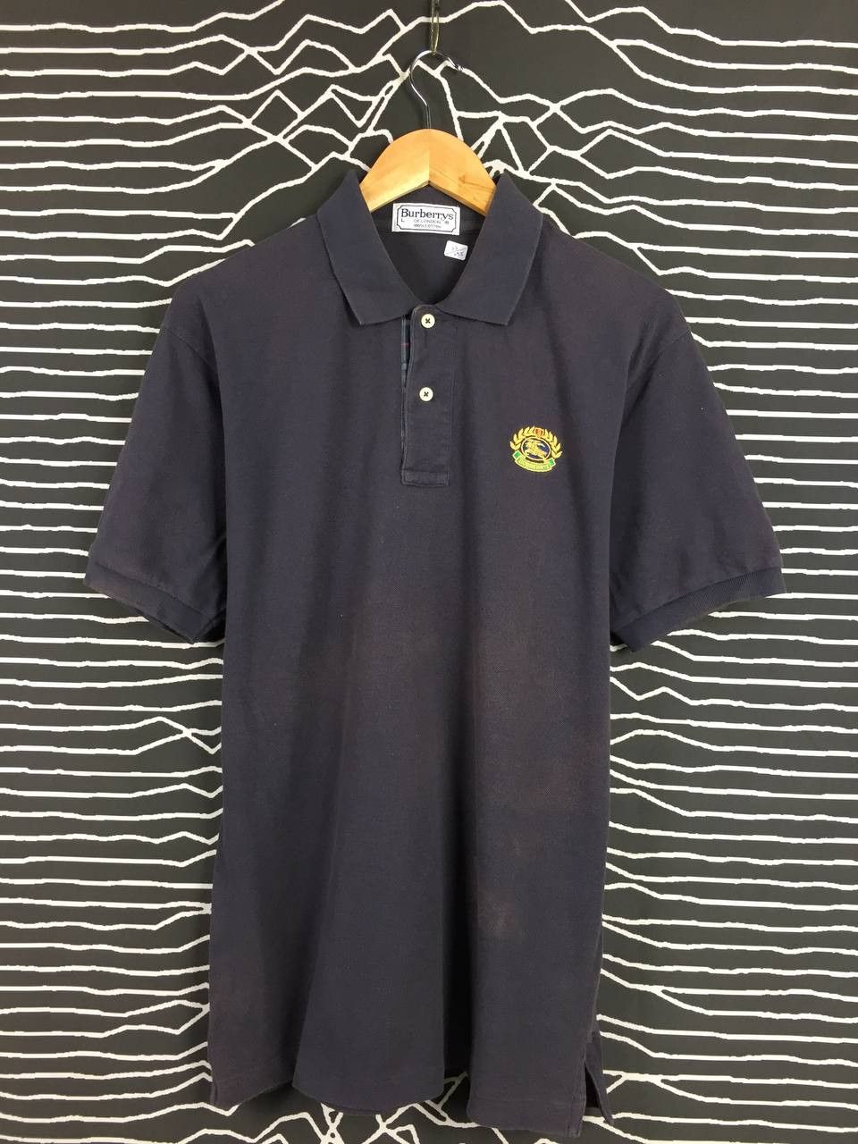 Burberry Vtg Burberrys of London Made In England Polo Tee Size US L / EU 52-54 / 3 - 2 Thumbnail