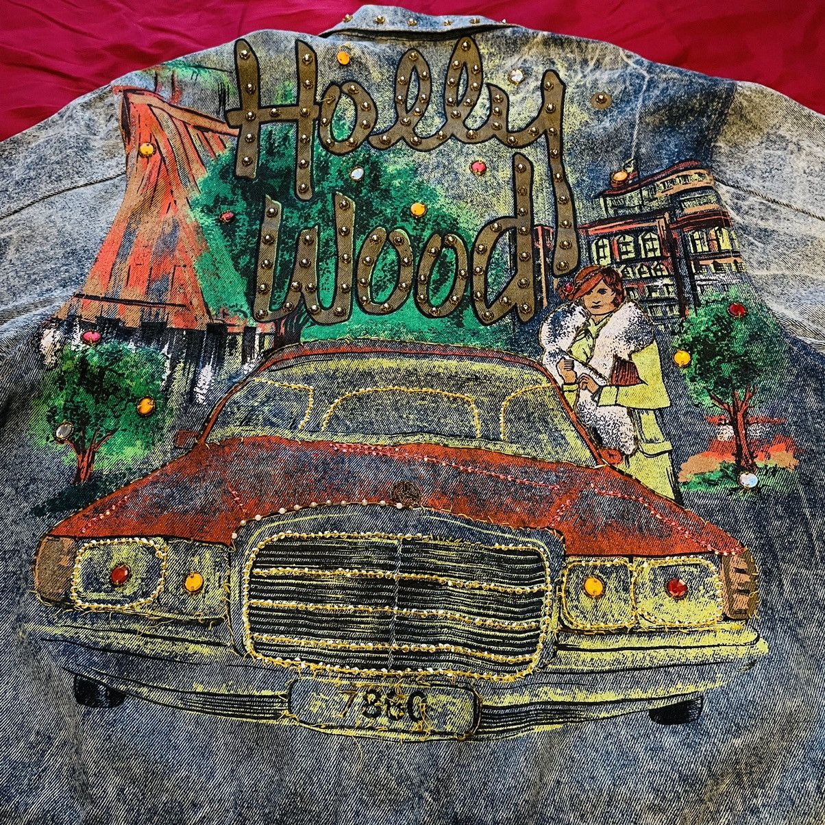 Vintage Vintage Simonia Handmade Sequins Denim Jacket Size US S / EU 44-46 / 1 - 1 Thumbnail