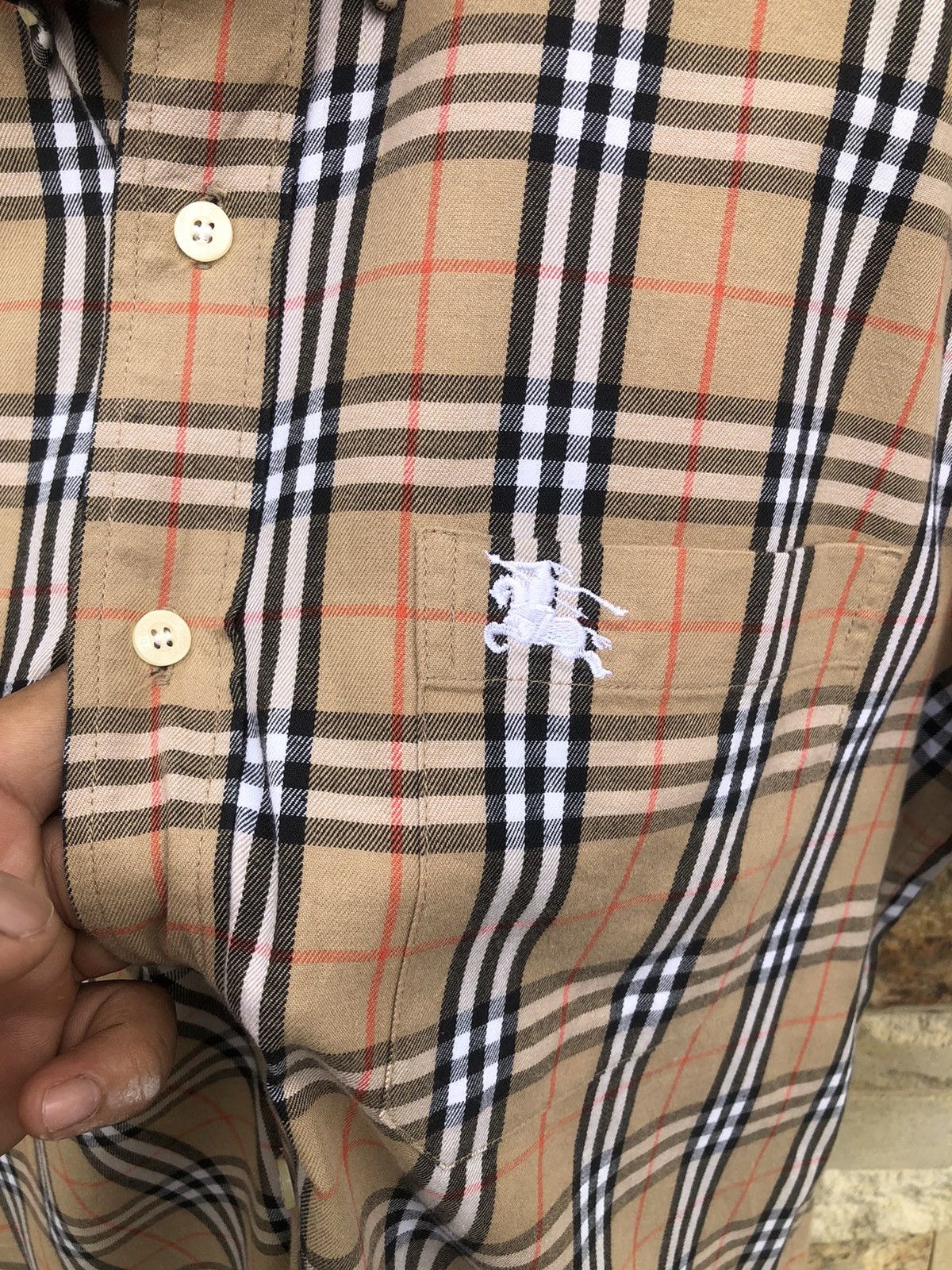 Burberry Rare🔥Vintage Burberrys Nova Check Button Up Shirt Size US M / EU 48-50 / 2 - 8 Thumbnail