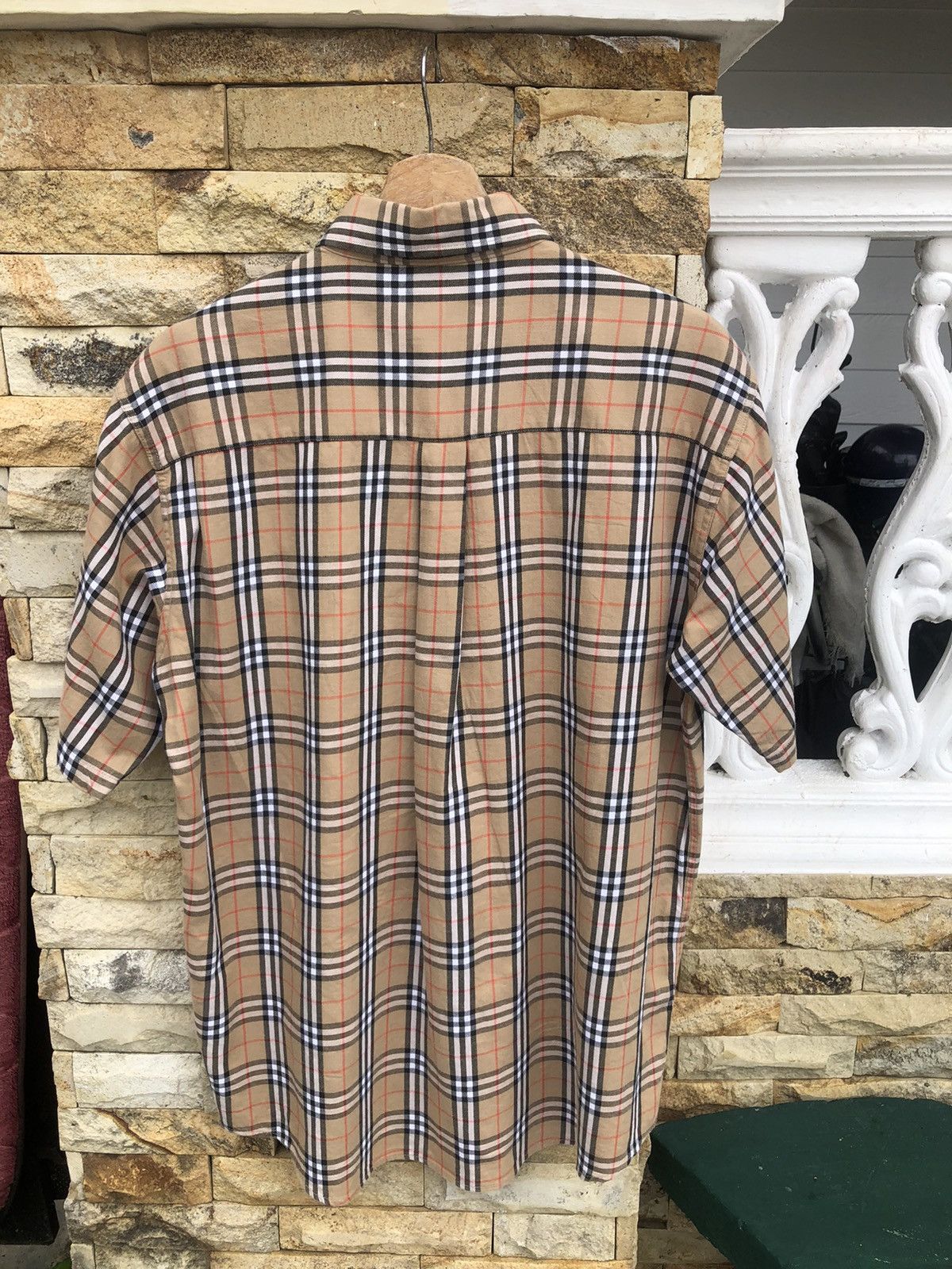 Burberry Rare🔥Vintage Burberrys Nova Check Button Up Shirt Size US M / EU 48-50 / 2 - 3 Thumbnail