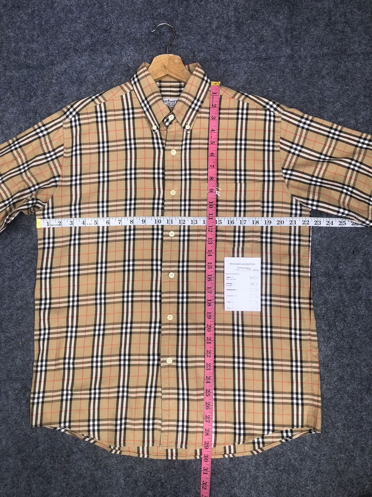 Burberry Rare🔥Vintage Burberrys Nova Check Button Up Shirt Size US M / EU 48-50 / 2 - 9 Thumbnail