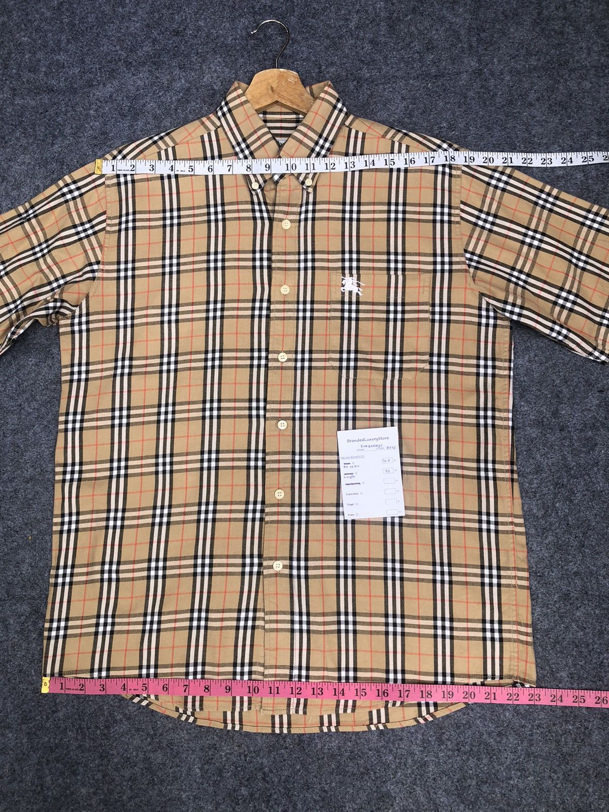 Burberry Rare🔥Vintage Burberrys Nova Check Button Up Shirt Size US M / EU 48-50 / 2 - 10 Thumbnail